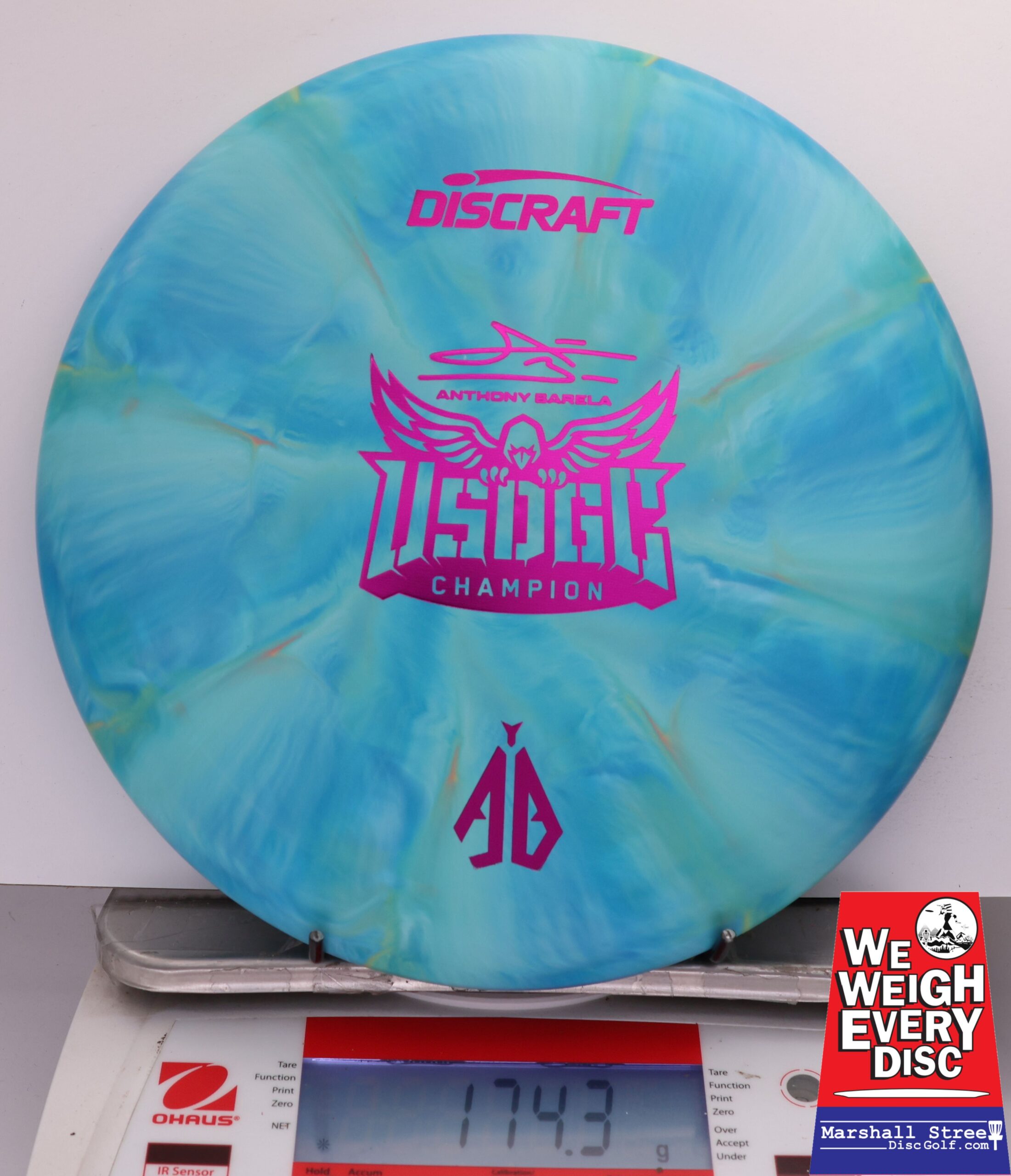 482999 Crazy Tuff Swirl Focus, Anthony Barela 2025 USDGC Champion - #01 Blue, 174