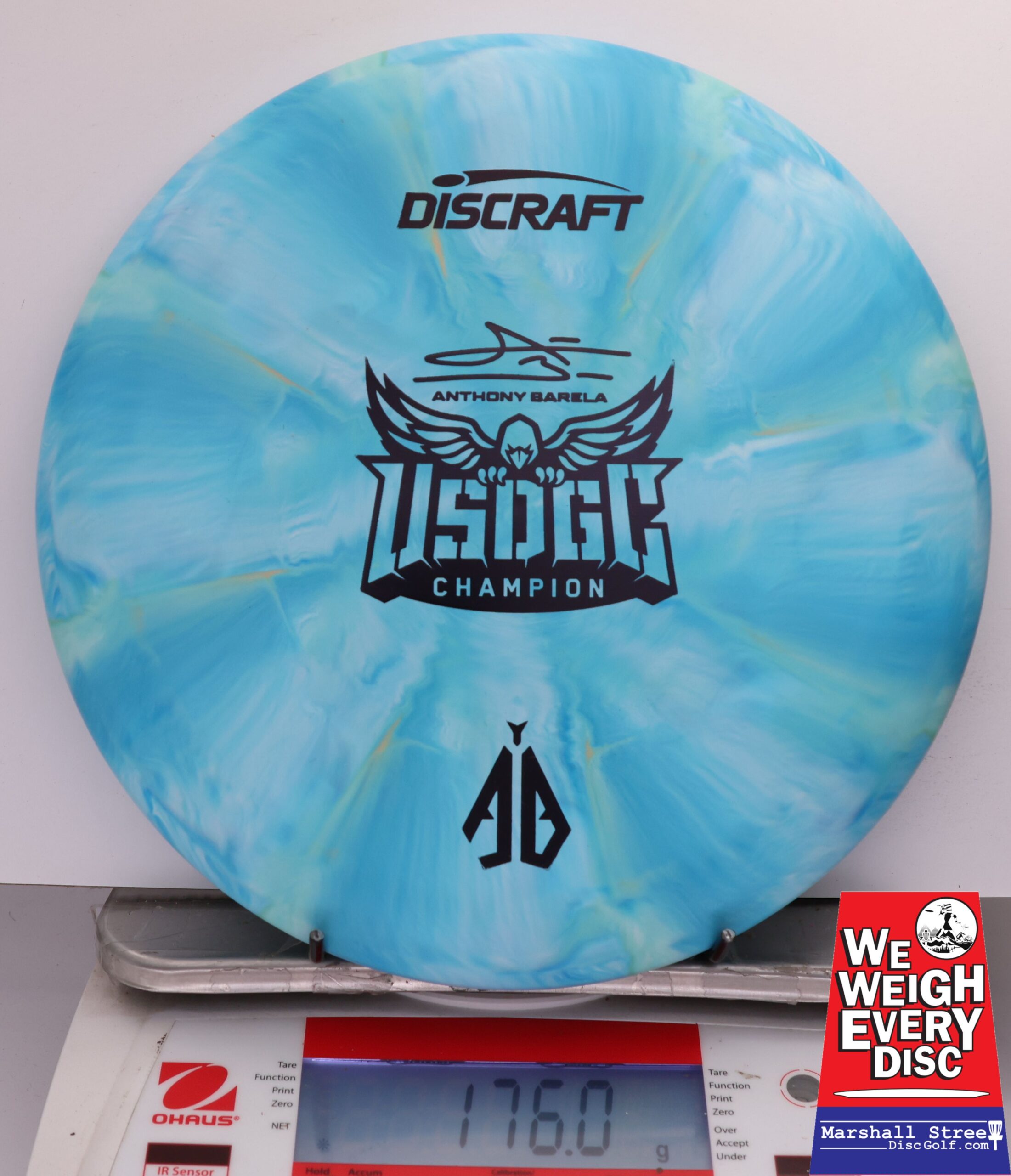 483034 Crazy Tuff Swirl Focus, Anthony Barela 2025 USDGC Champion - #03 Blue, 176