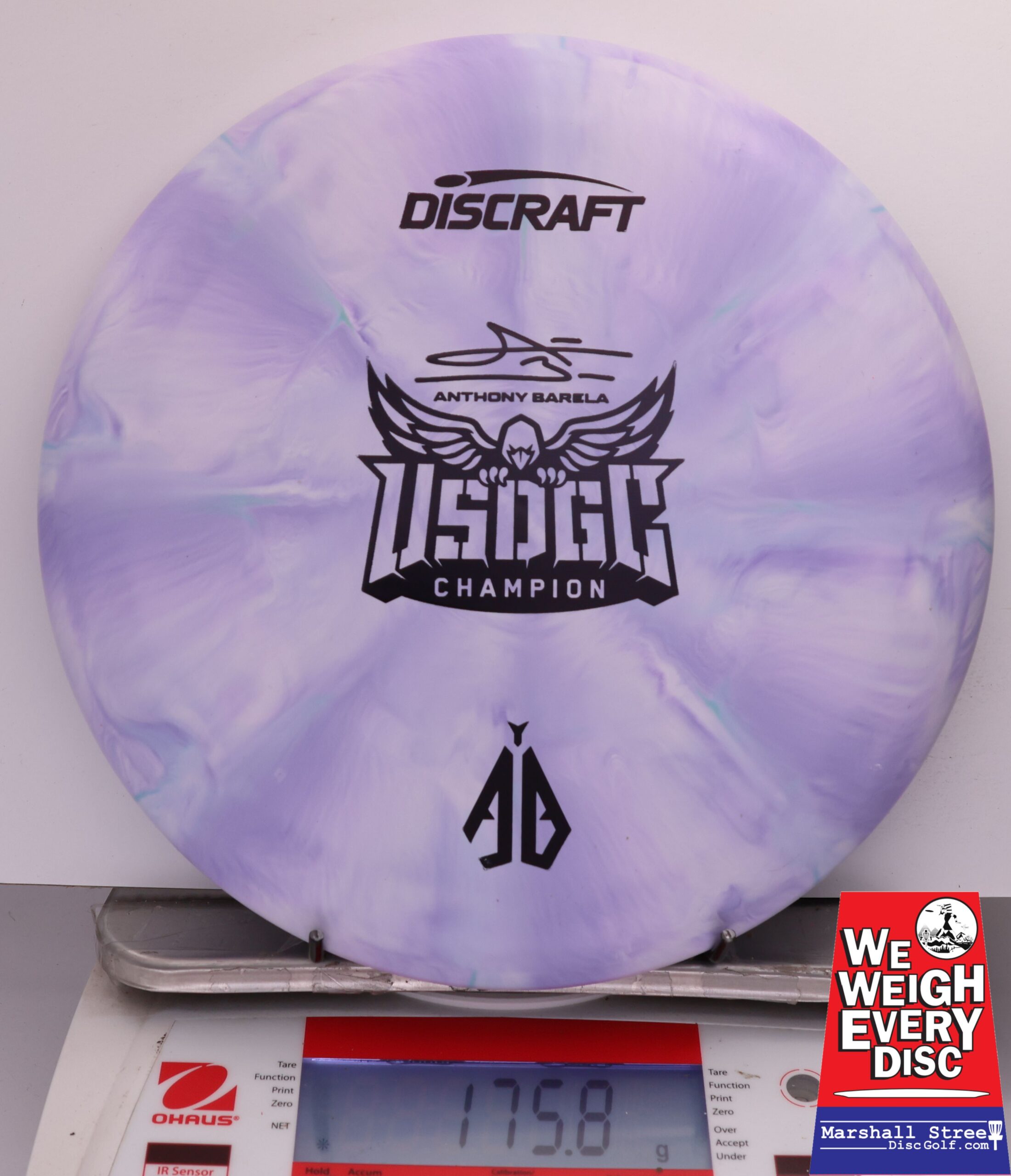 483071 Crazy Tuff Swirl Focus, Anthony Barela 2025 USDGC Champion - #11 LtPurple, 176