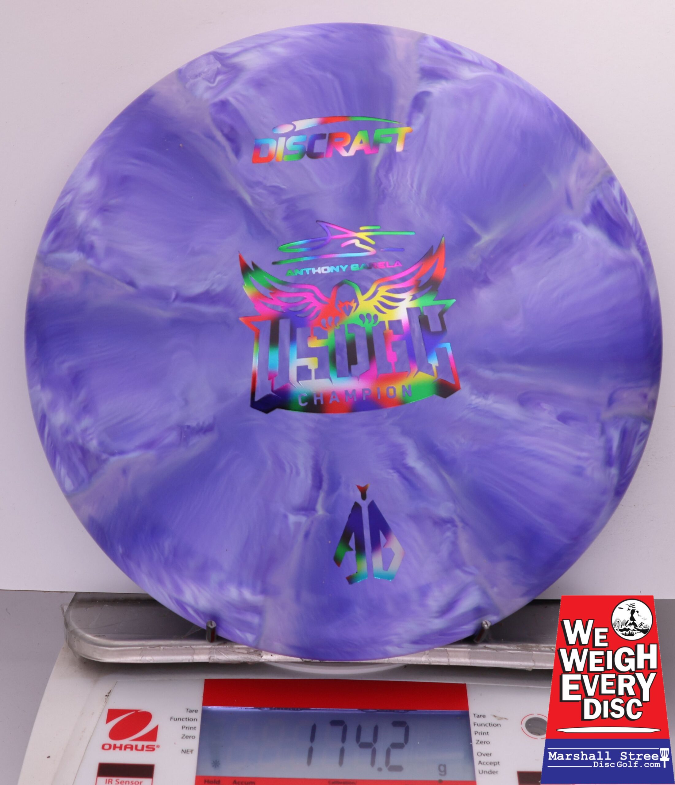 483102 Crazy Tuff Swirl Focus, Anthony Barela 2025 USDGC Champion - #13 Purple, 174