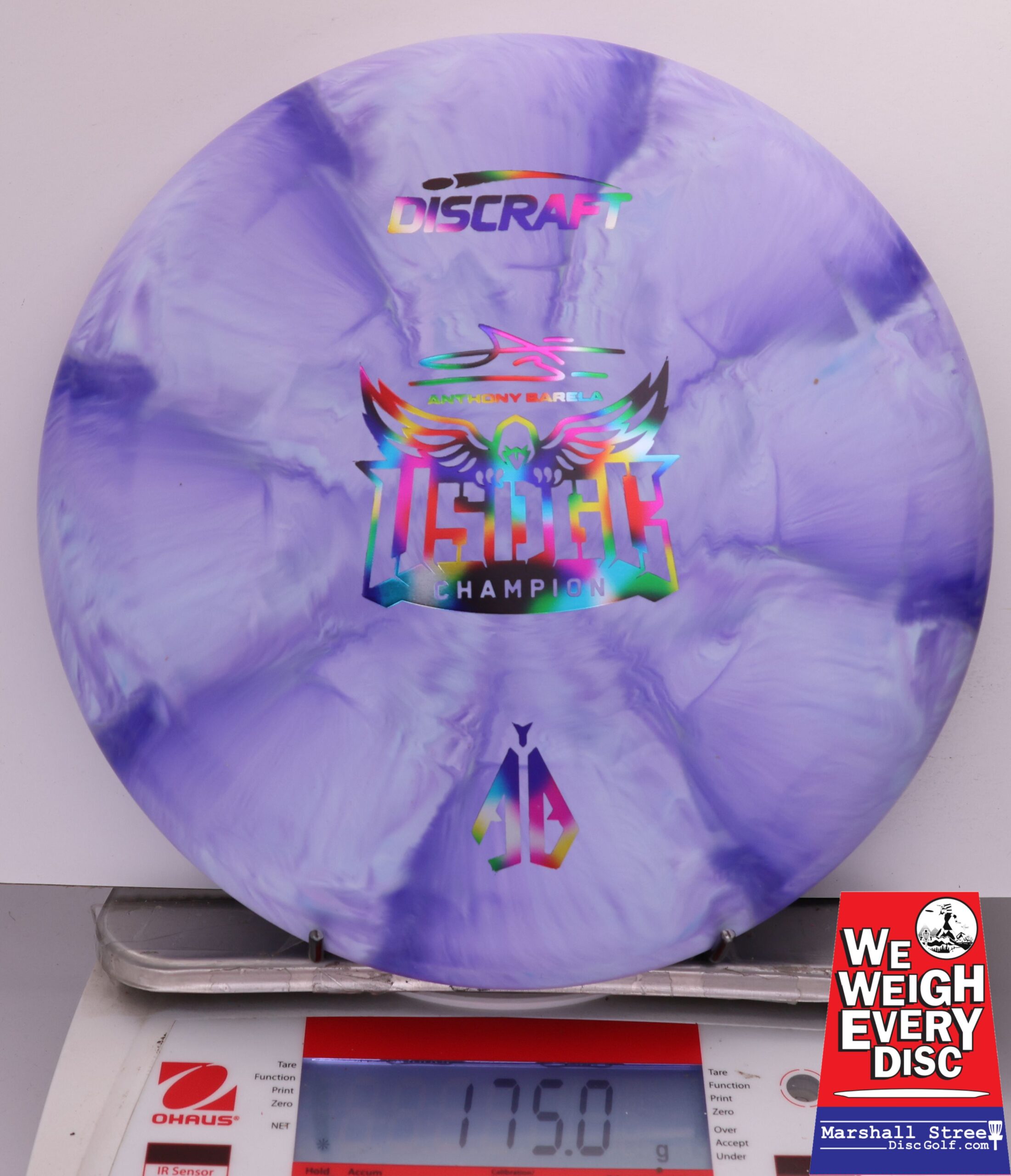 483103 Crazy Tuff Swirl Focus, Anthony Barela 2025 USDGC Champion - #14 Purple, 175