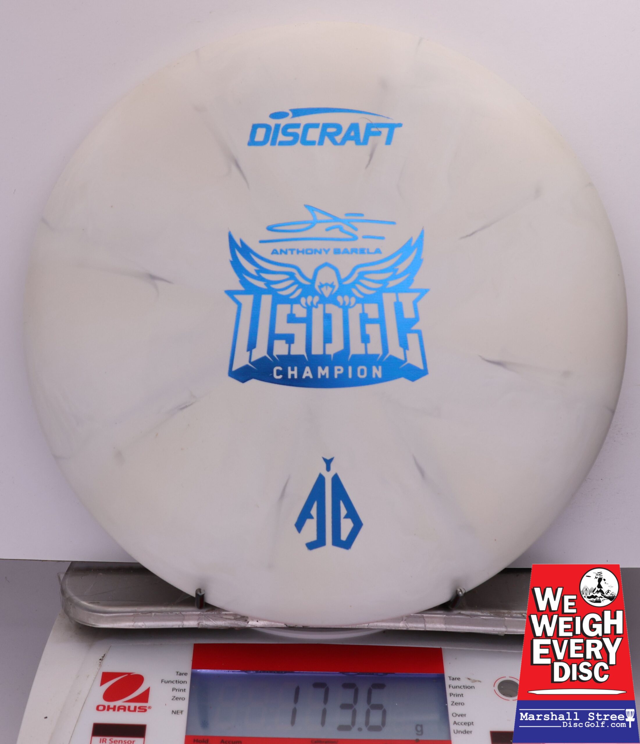 483137 Crazy Tuff Swirl Focus, Anthony Barela 2025 USDGC Champion - #19 White, 174