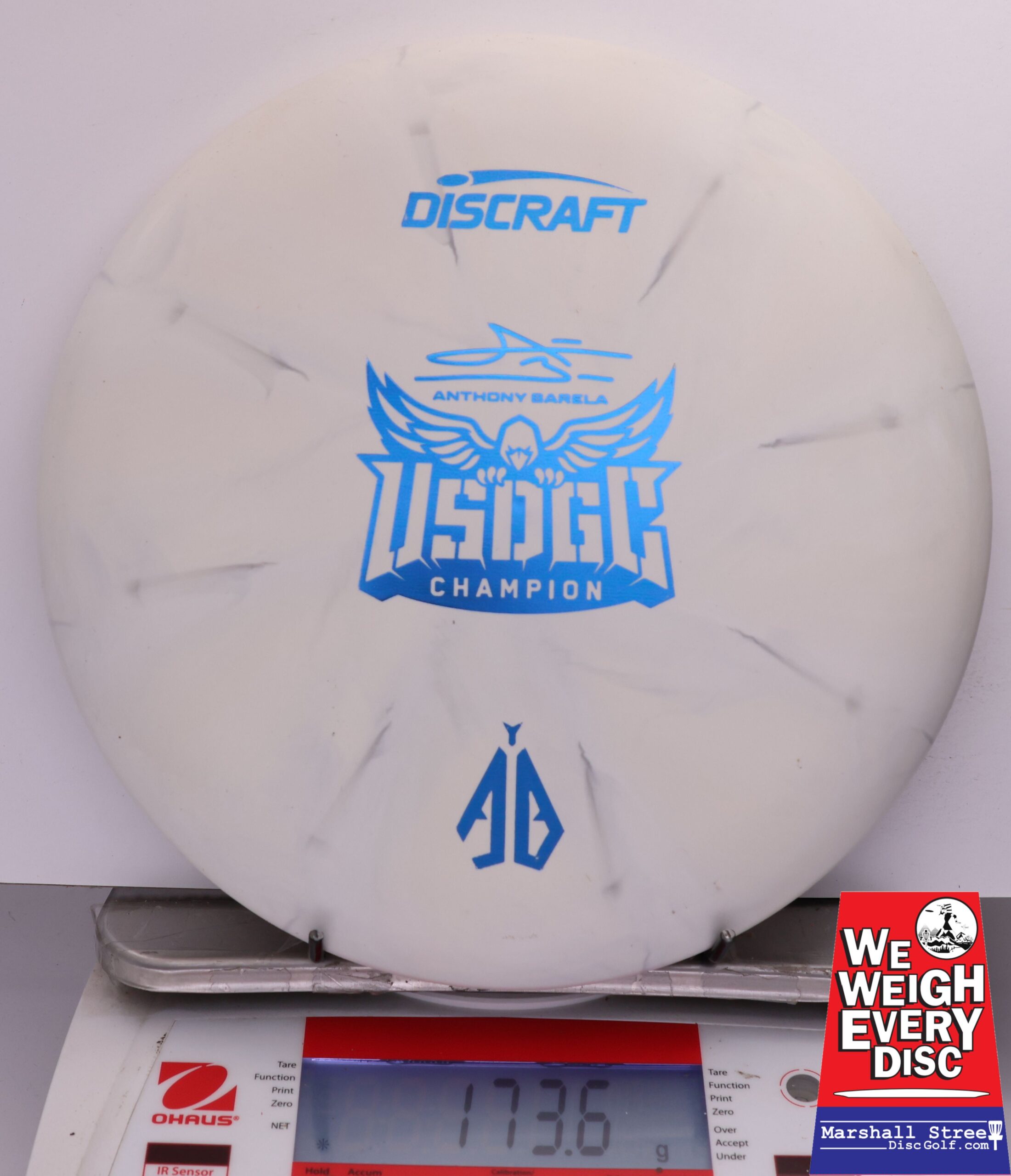 483138 Crazy Tuff Swirl Focus, Anthony Barela 2025 USDGC Champion - #20 White, 174