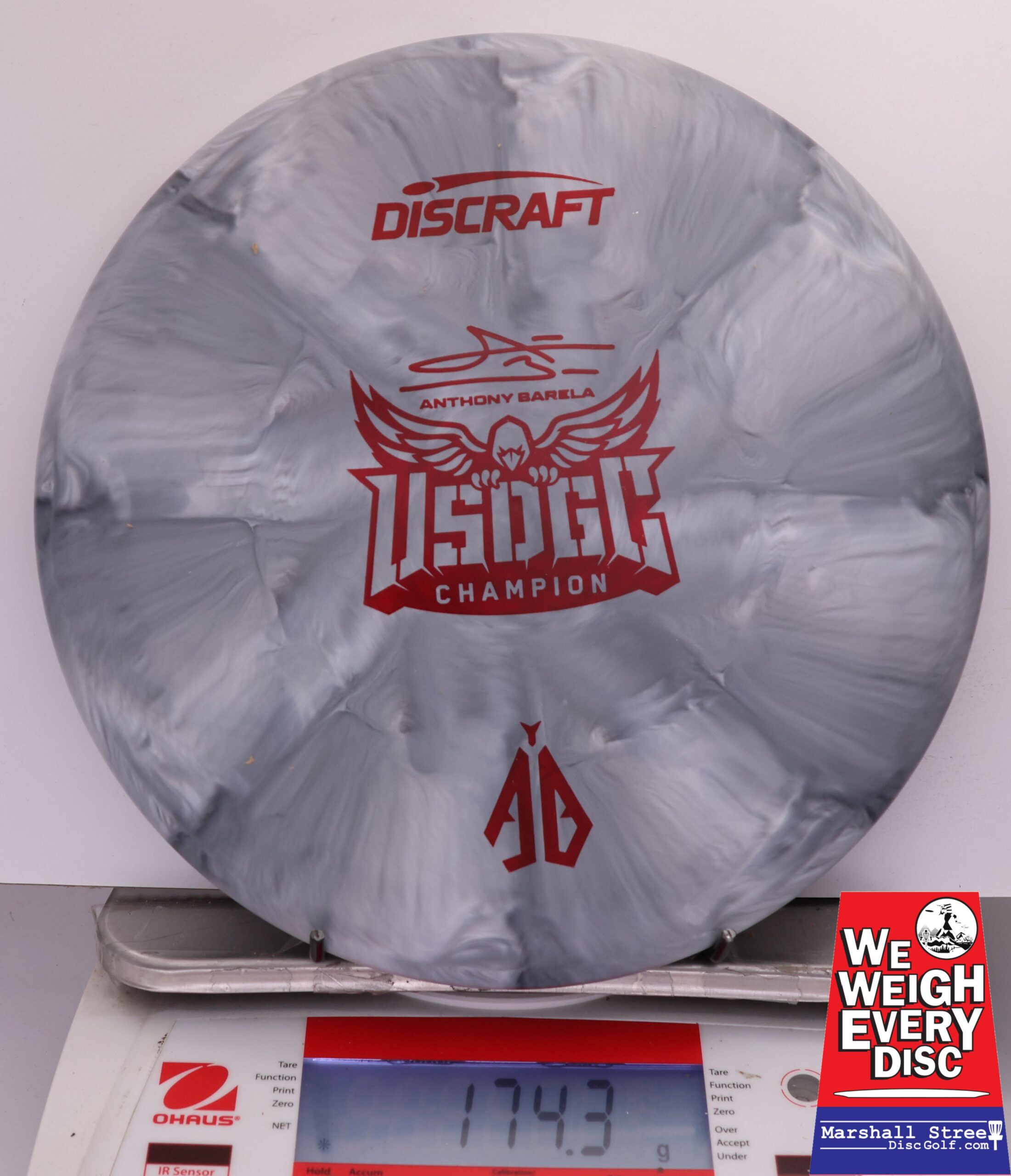 483203 Crazy Tuff Swirl Focus, Anthony Barela 2025 USDGC Champion - #27 Gray, 174