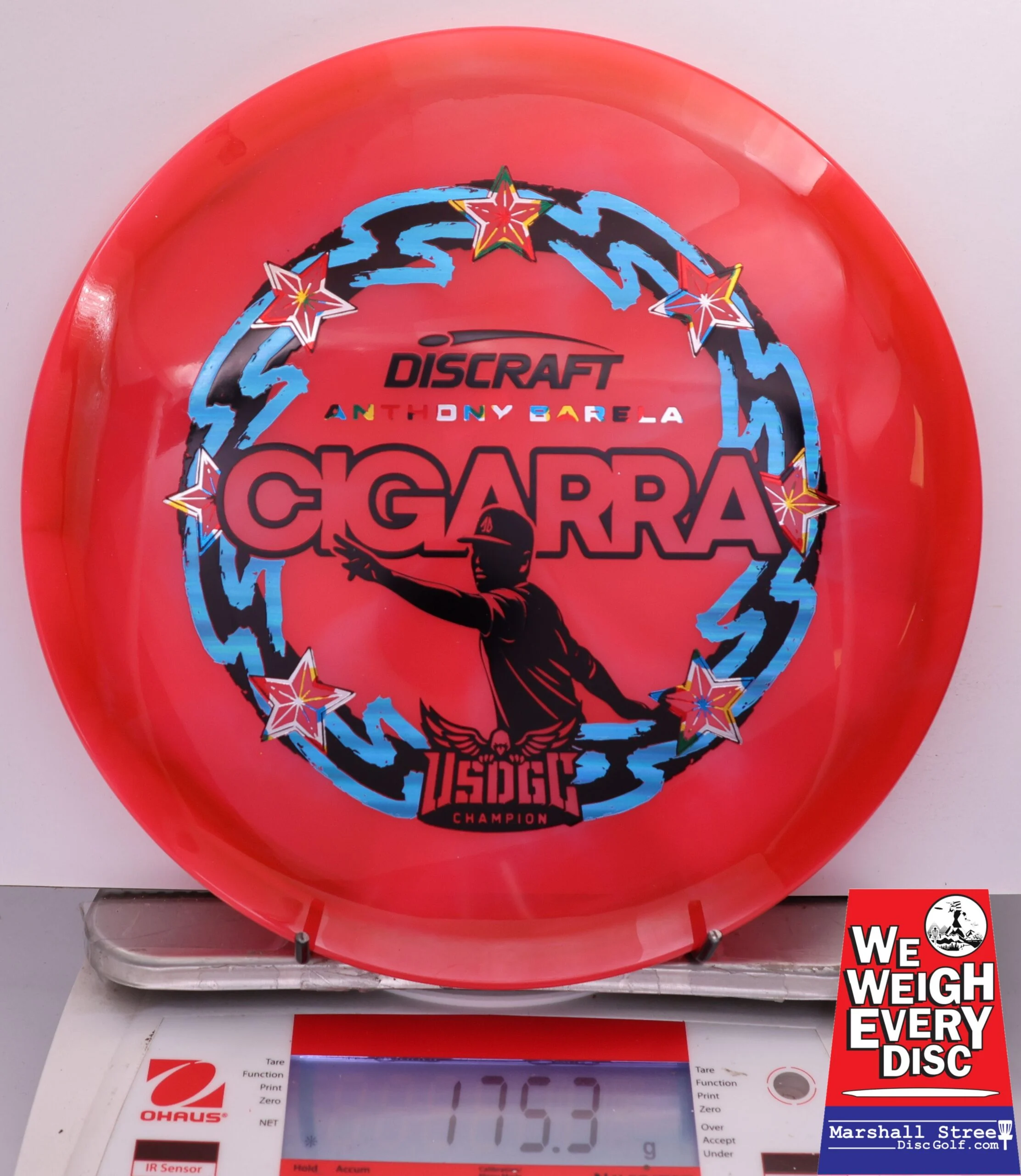 483442 Z Swirl Cigarra, Anthony Barela 2025 USDGC Champion - #28 Red, 175
