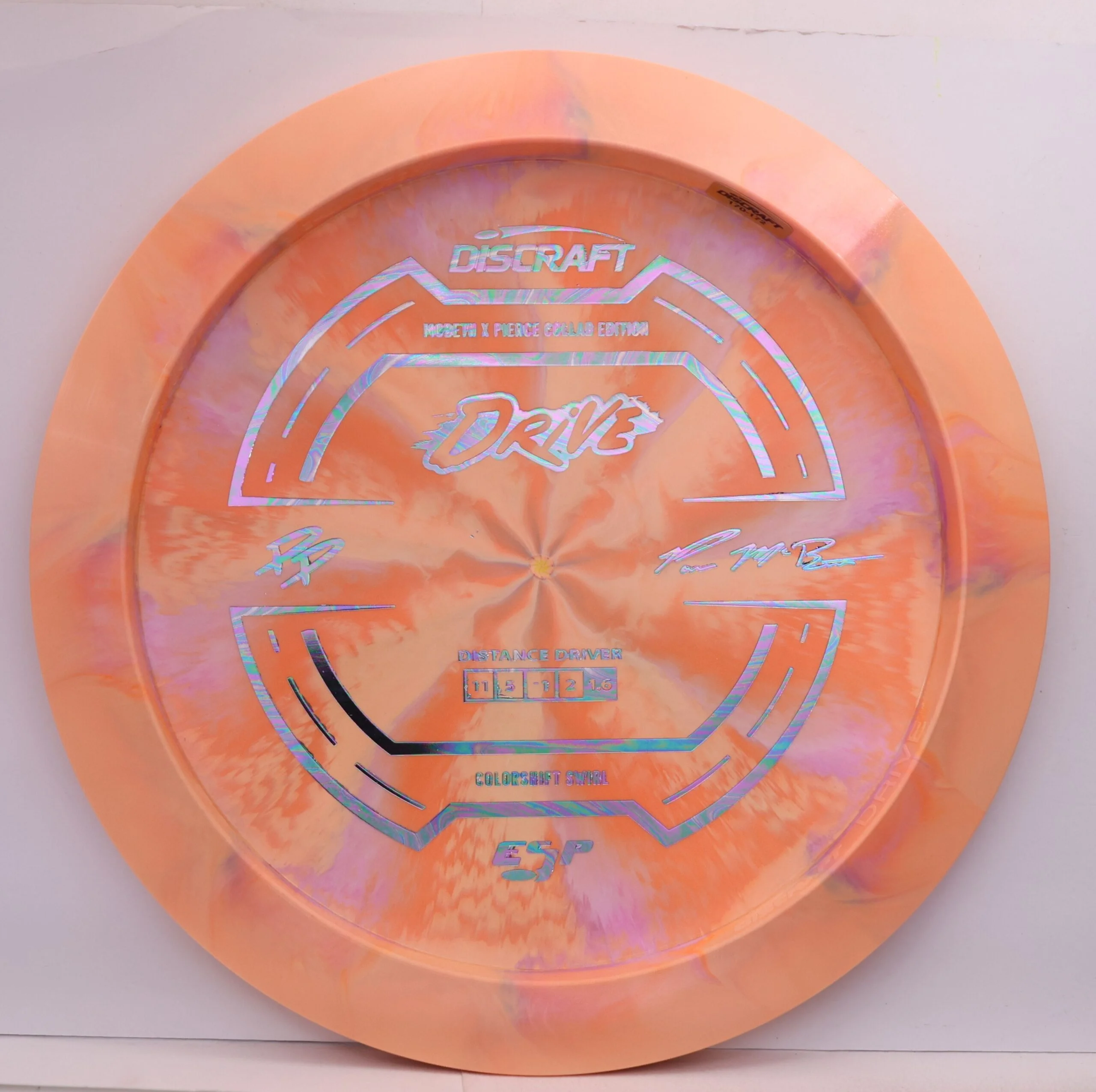 ESP Swirl Drive, Bottom Stamp - Paul McBeth & Paige Pierce GMC Collab