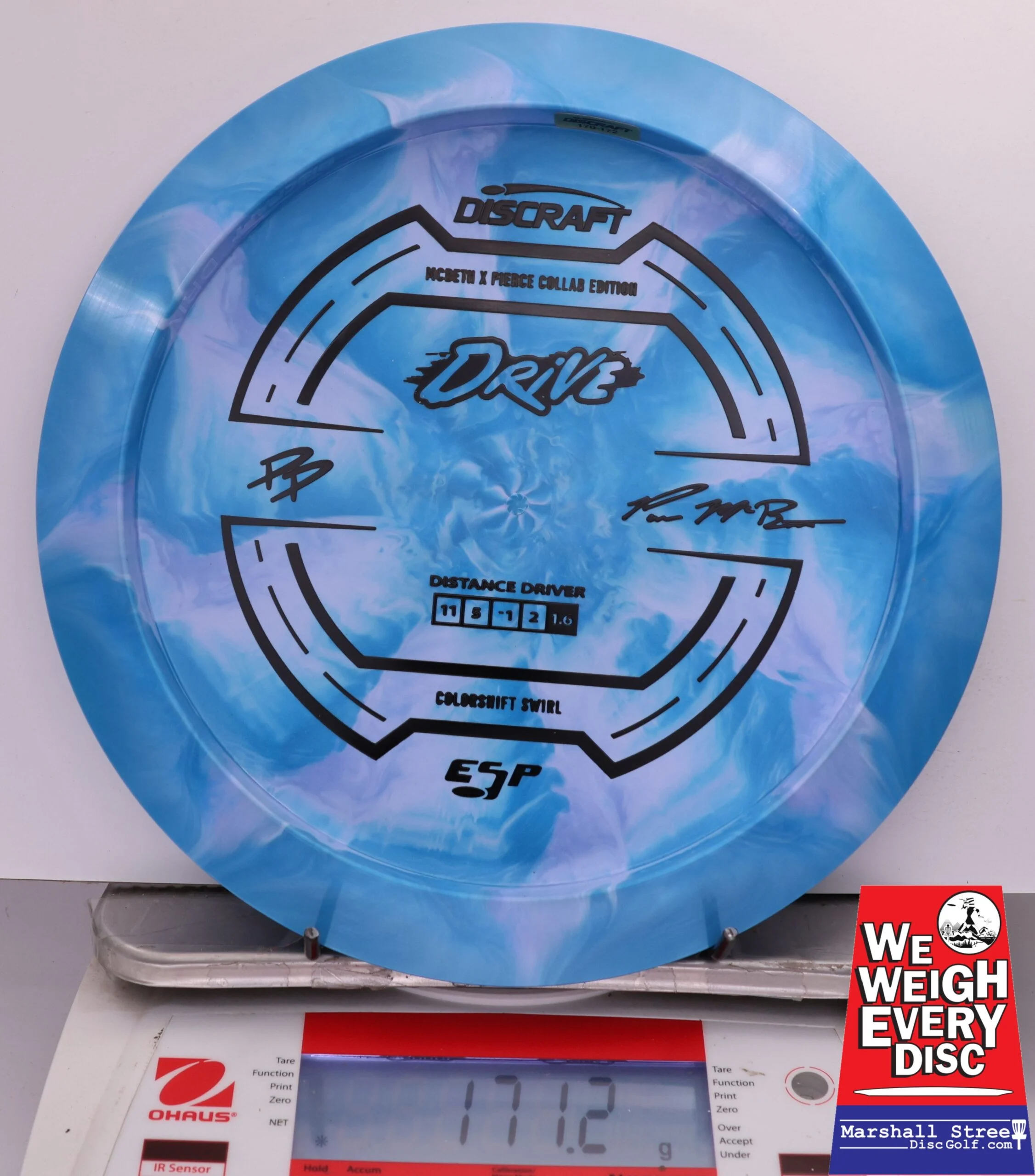 483691 ESP Swirl Drive, Bottom Stamp - Paul McBeth & Paige Pierce GMC Collab - #17 BluePurple, 171