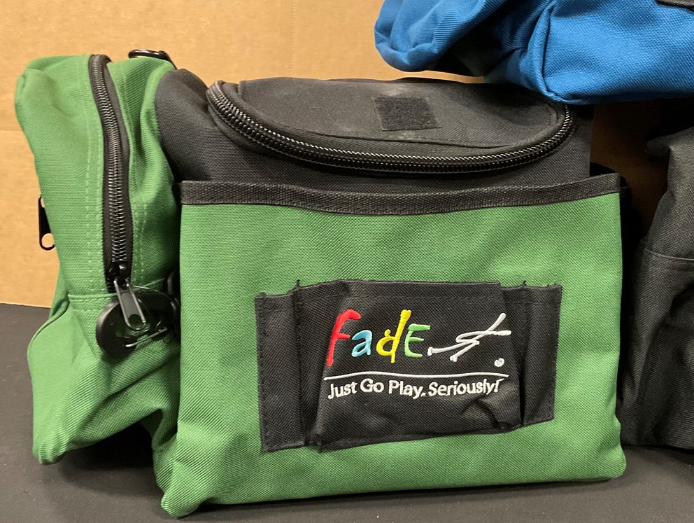 483730 Fade Crunch Box Disc Golf Bag - Green