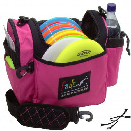 483732 Fade Crunch Box Disc Golf Bag - Pink