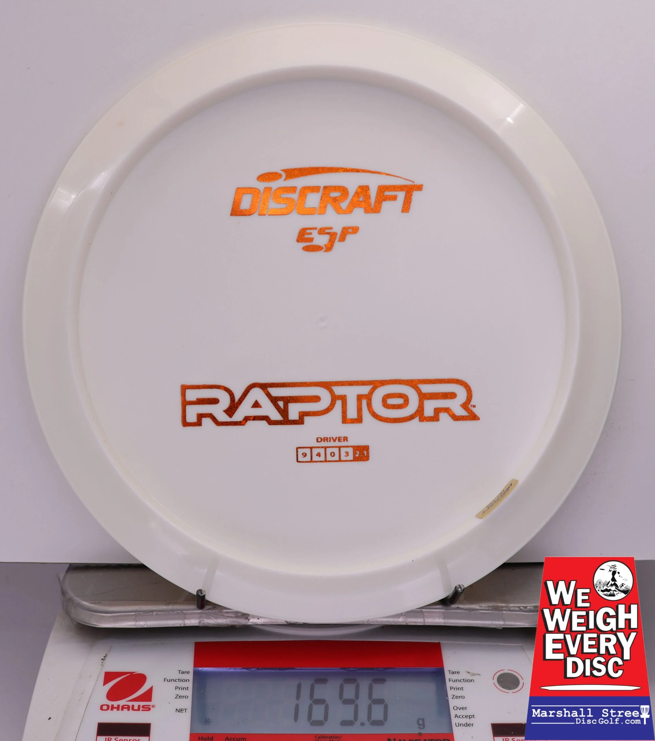 484321 ESP Raptor, Bottom Stamp - #738 White, 170