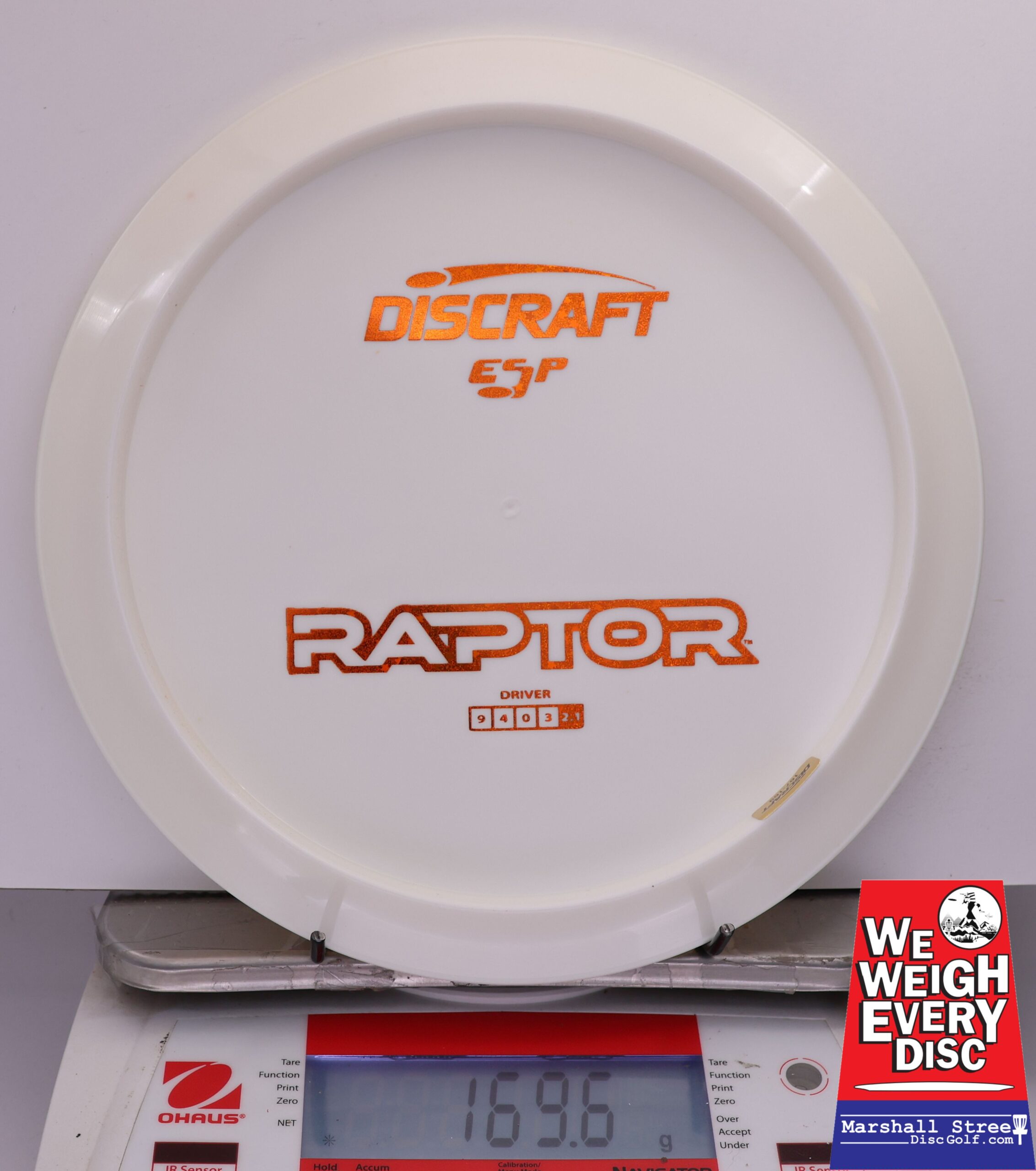 484321 ESP Raptor, Bottom Stamp - #738 White, 170