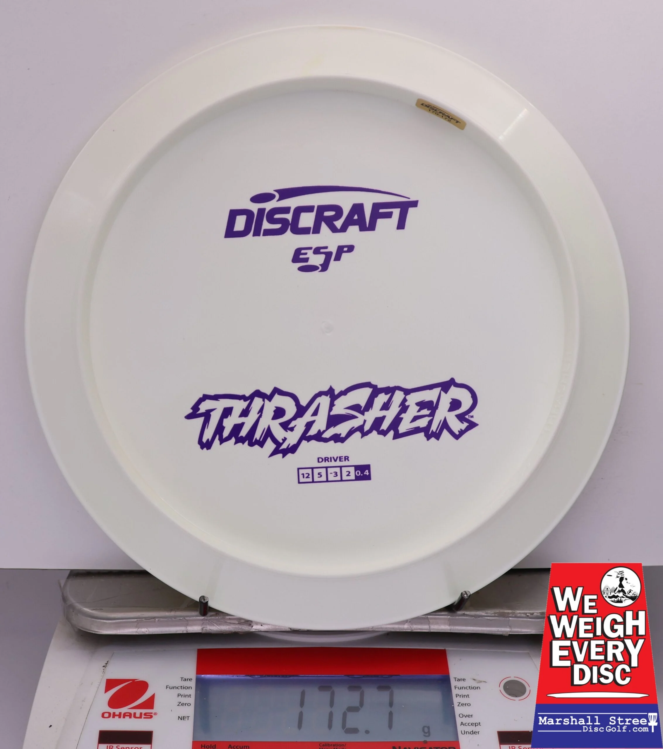 484330 ESP Thrasher, Bottom Stamp - #736 White, 173