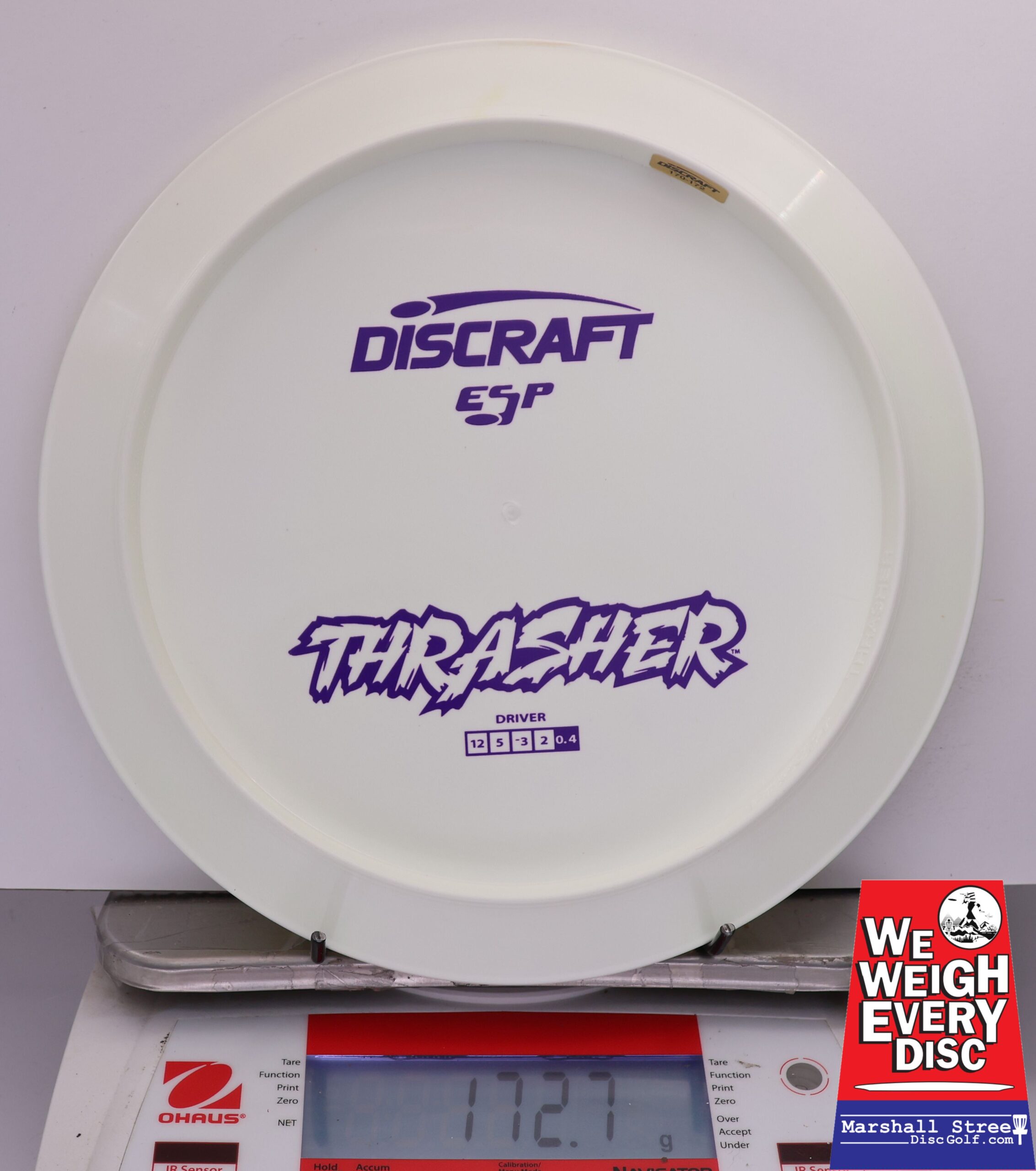 484330 ESP Thrasher, Bottom Stamp - #736 White, 173