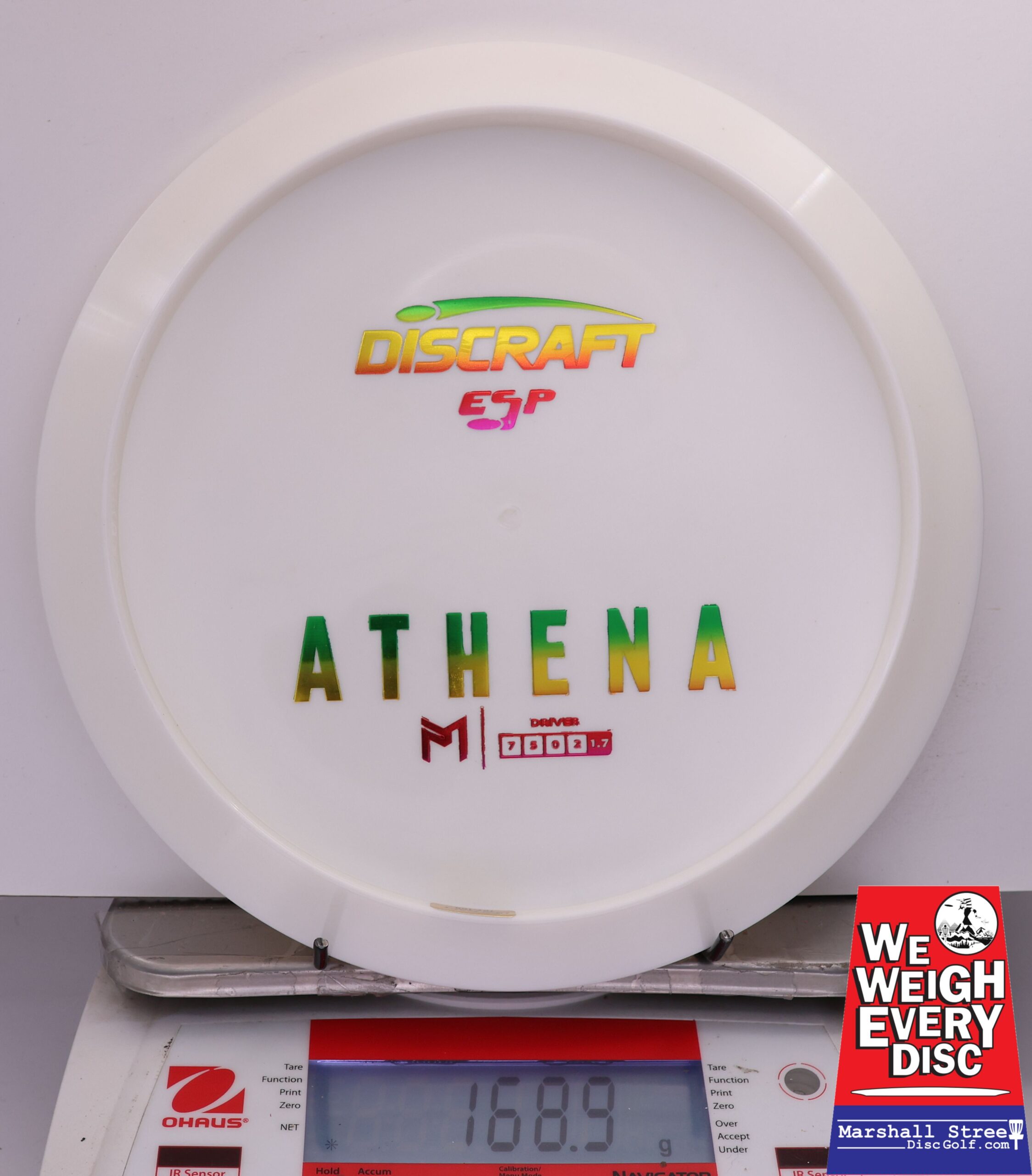 484427 ESP Athena, Paul McBeth - Bottom Stamp - #740 White, 169