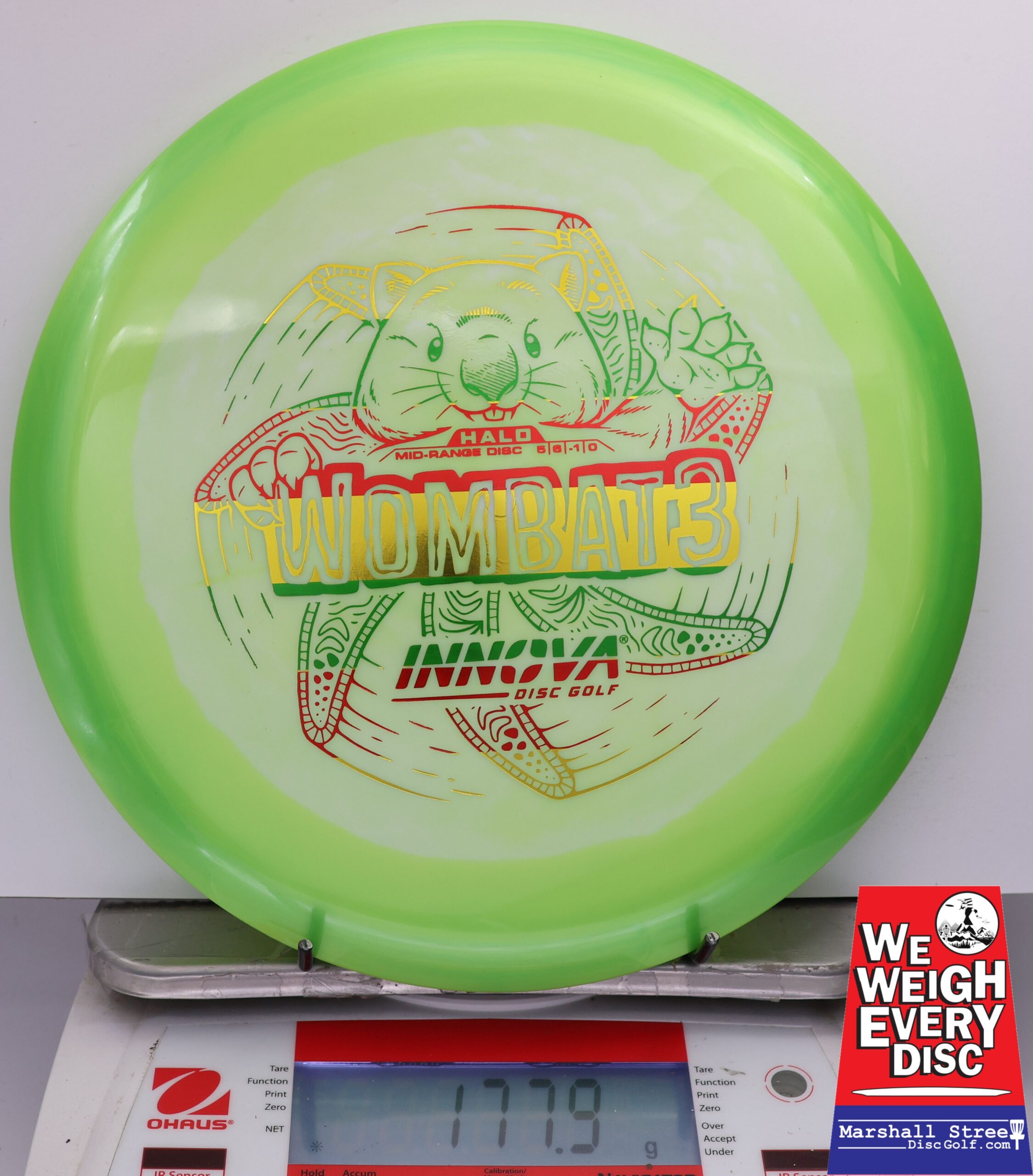 485094 Halo Star Wombat3 - #47 Green-White, 178