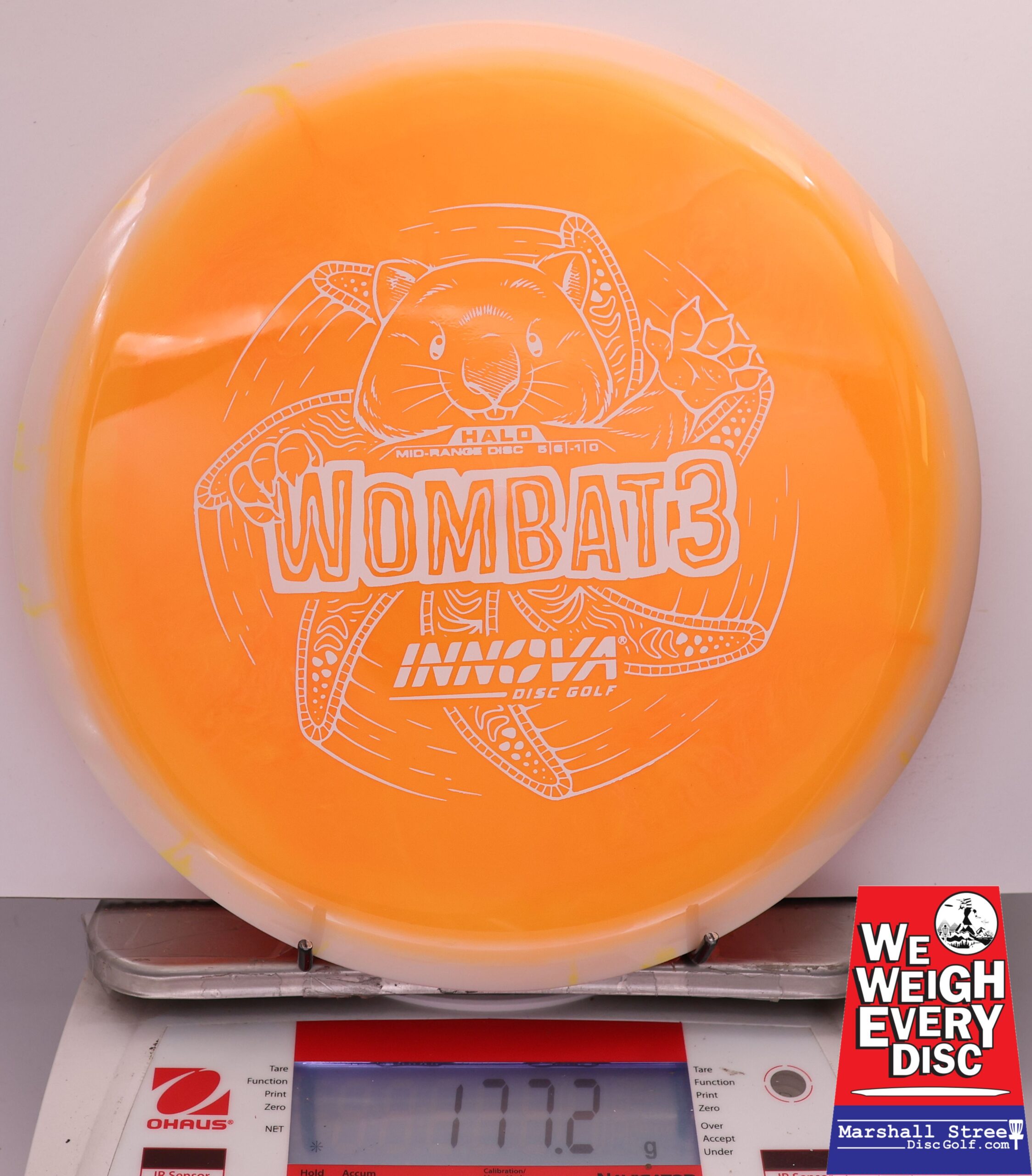 485095 Halo Star Wombat3 - #48 White-Orange, 177