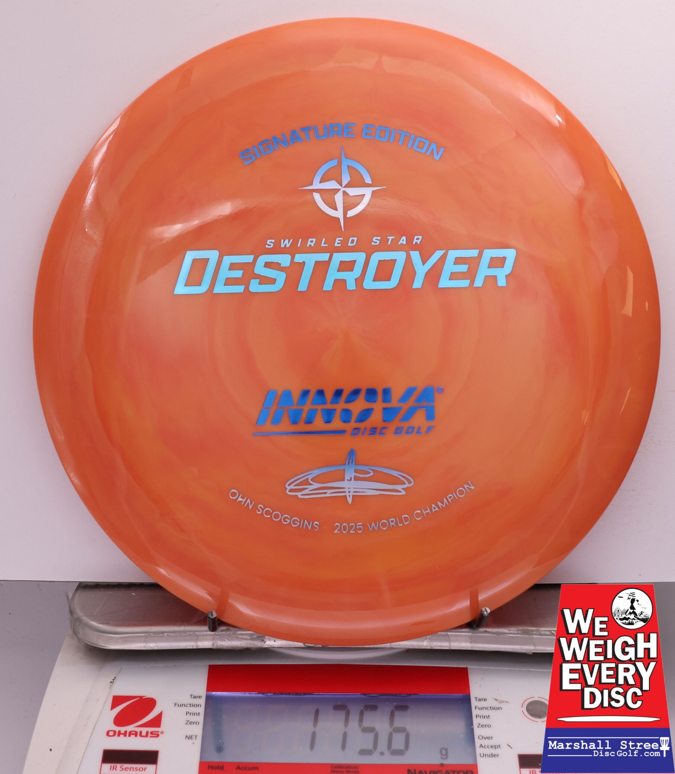 487432 Swirled Star Destroyer, Ohn Scoggins 2025 FPO World Champion - #27 BrntOrange, 176