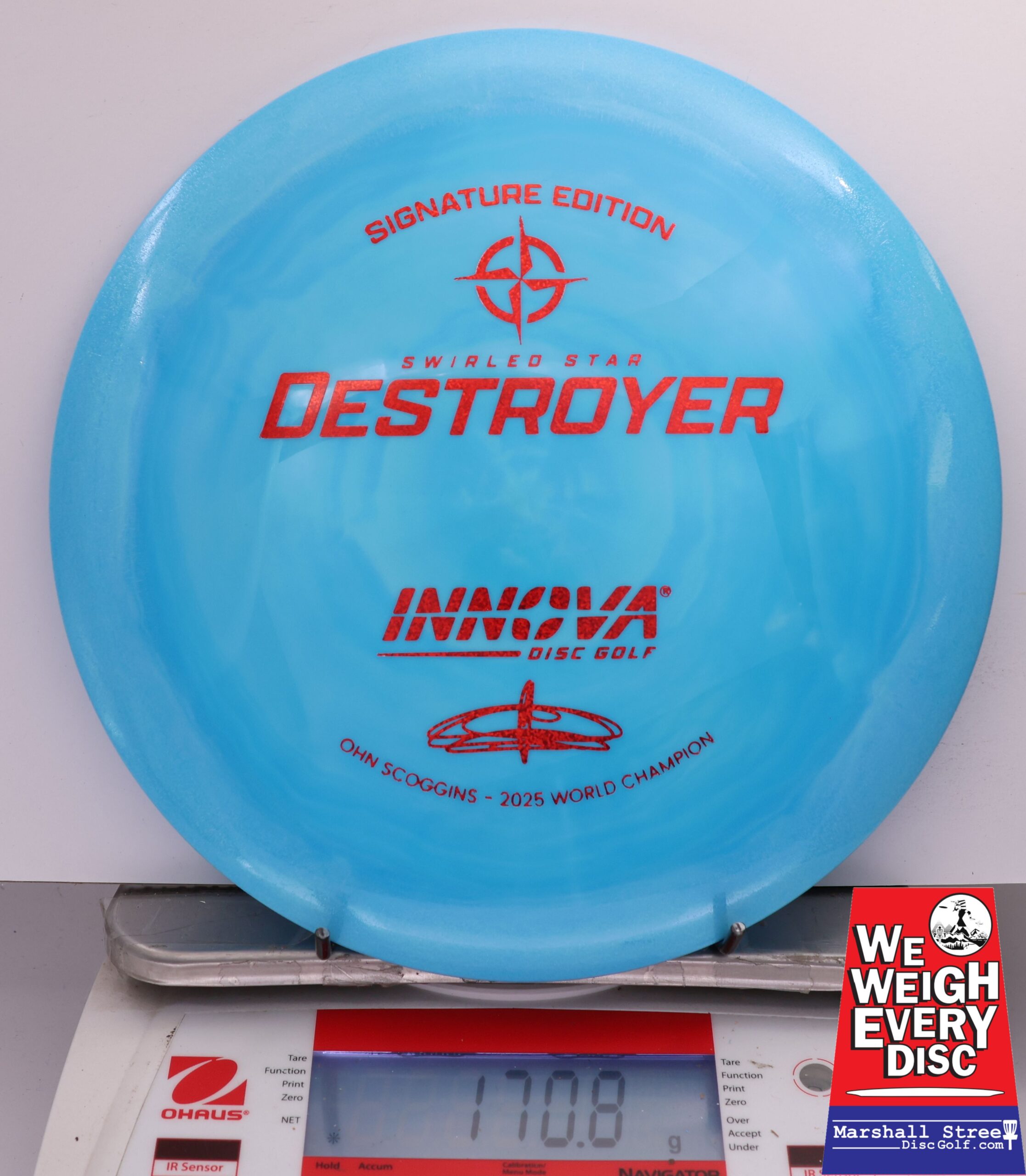 487559 Swirled Star Destroyer, Ohn Scoggins 2025 FPO World Champion - #46 LtBlue, 171