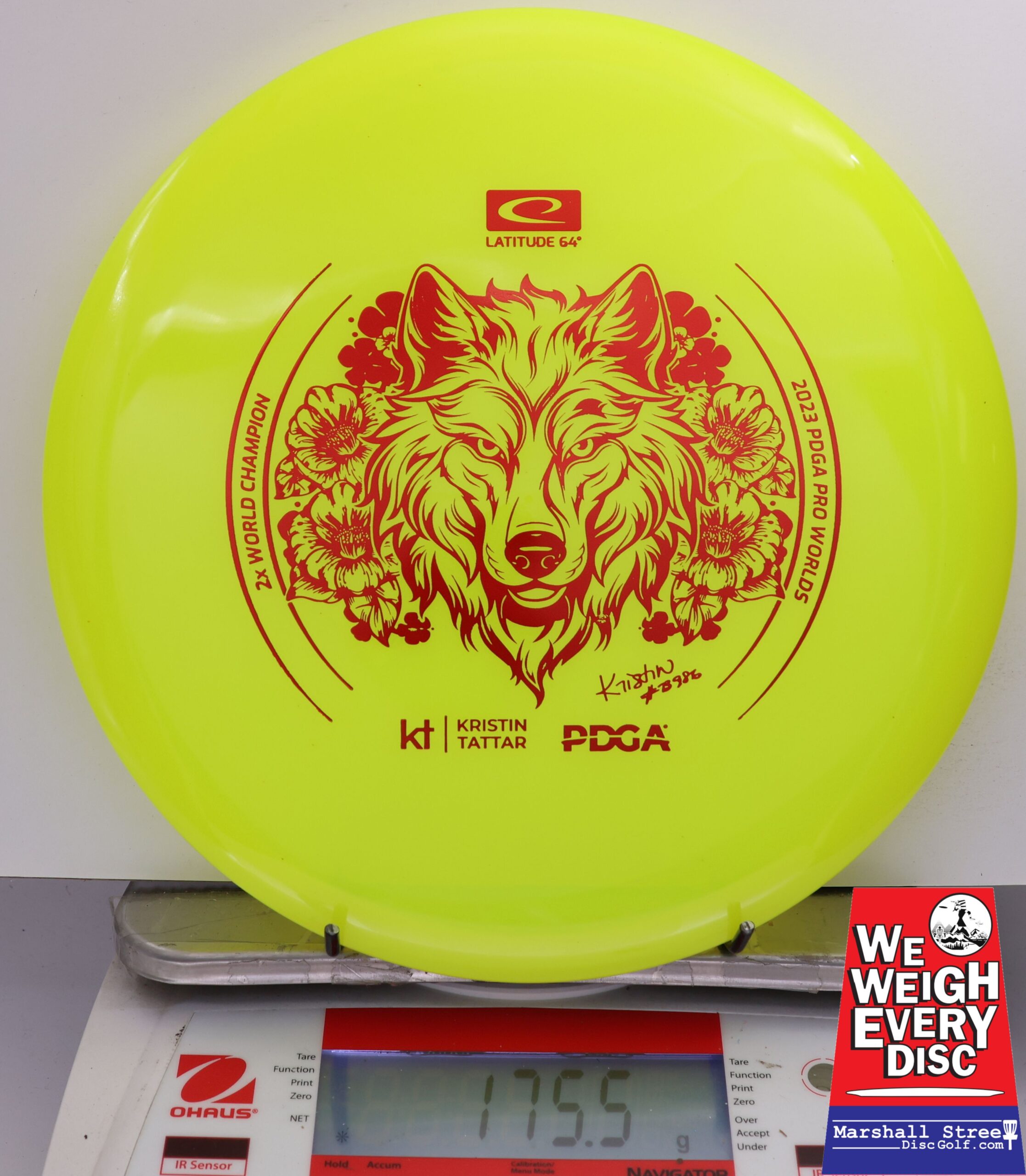 487725 Opto-X Pure, Kristin Tattar 2X Worlds - #10 Yellow, 176