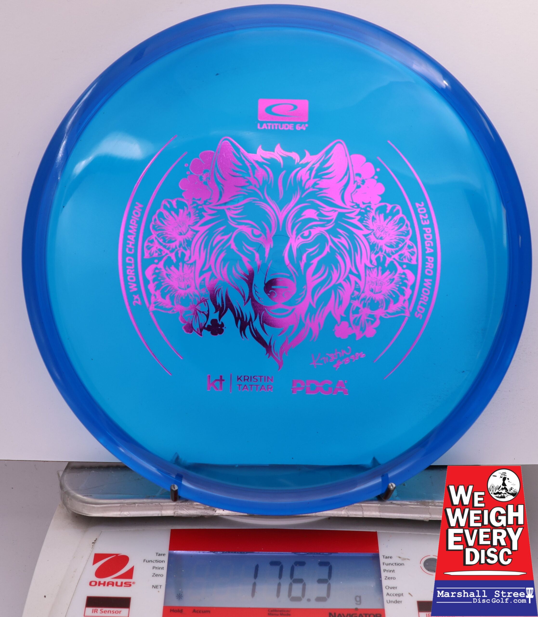 487727 Opto-X Pure, Kristin Tattar 2X Worlds - #12 Blue, 176