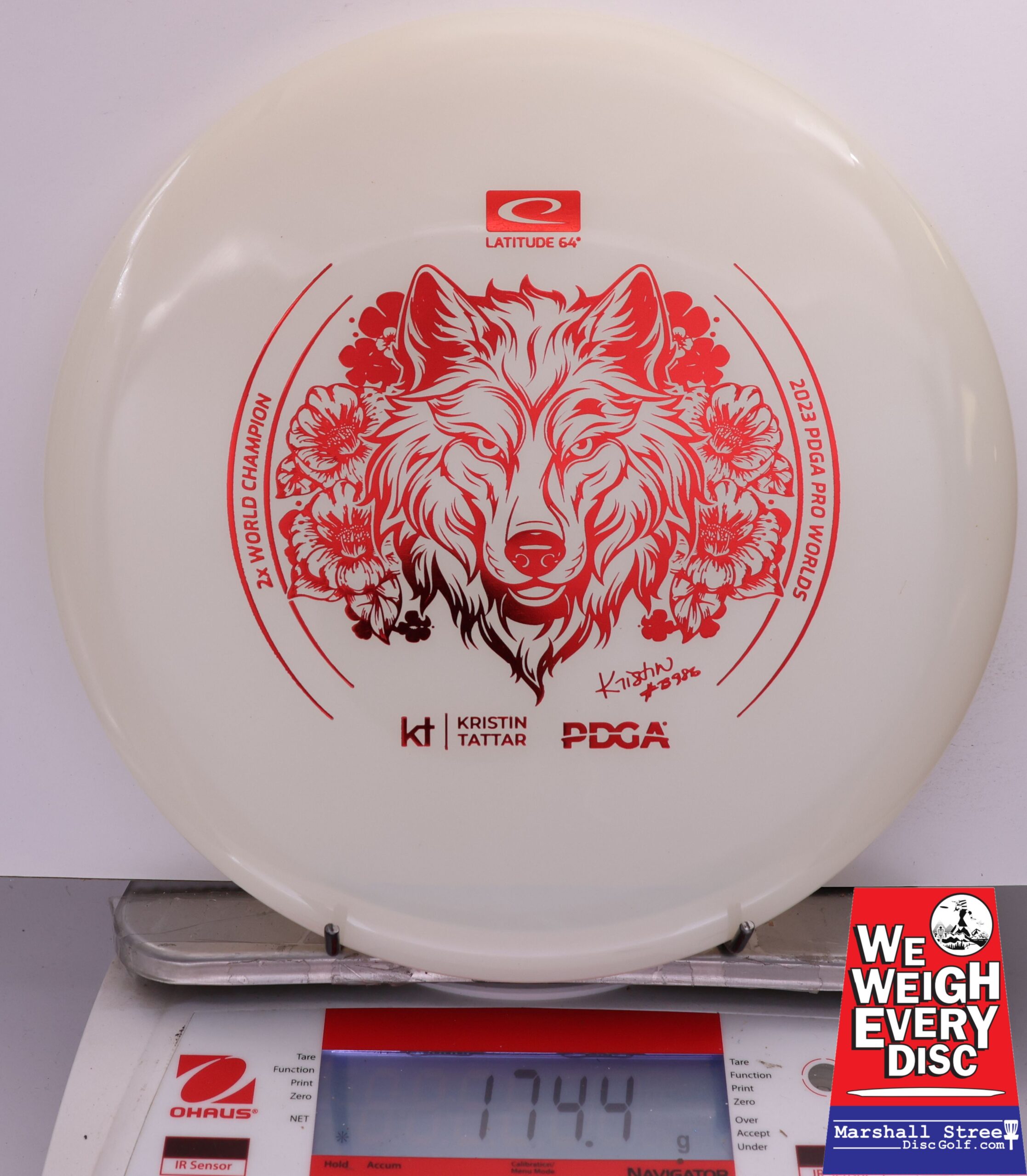 487737 Opto-X Pure, Kristin Tattar 2X Worlds - #15 White, 174