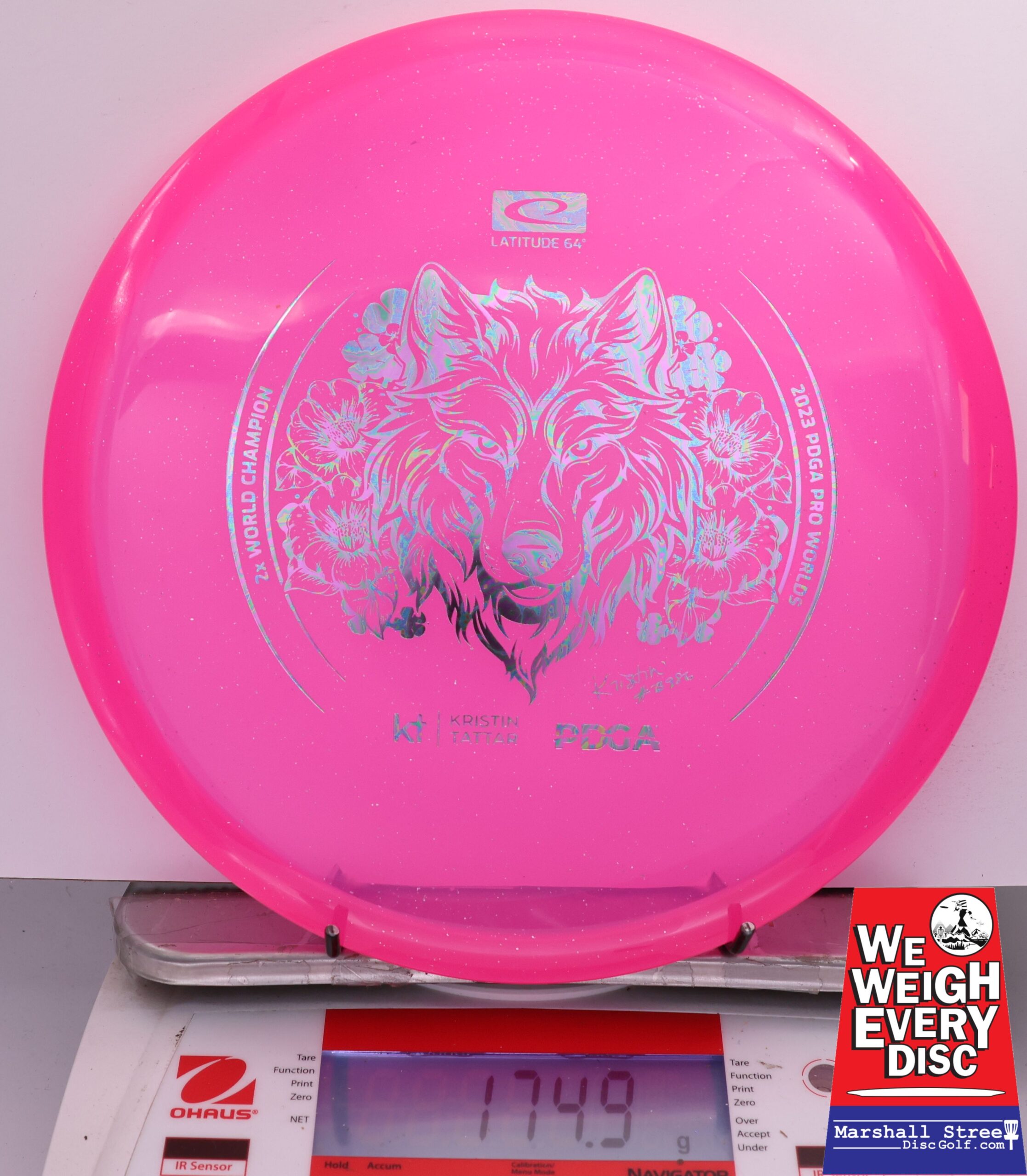 487748 Opto-X Pure, Kristin Tattar 2X Worlds - #19 Pink, 175