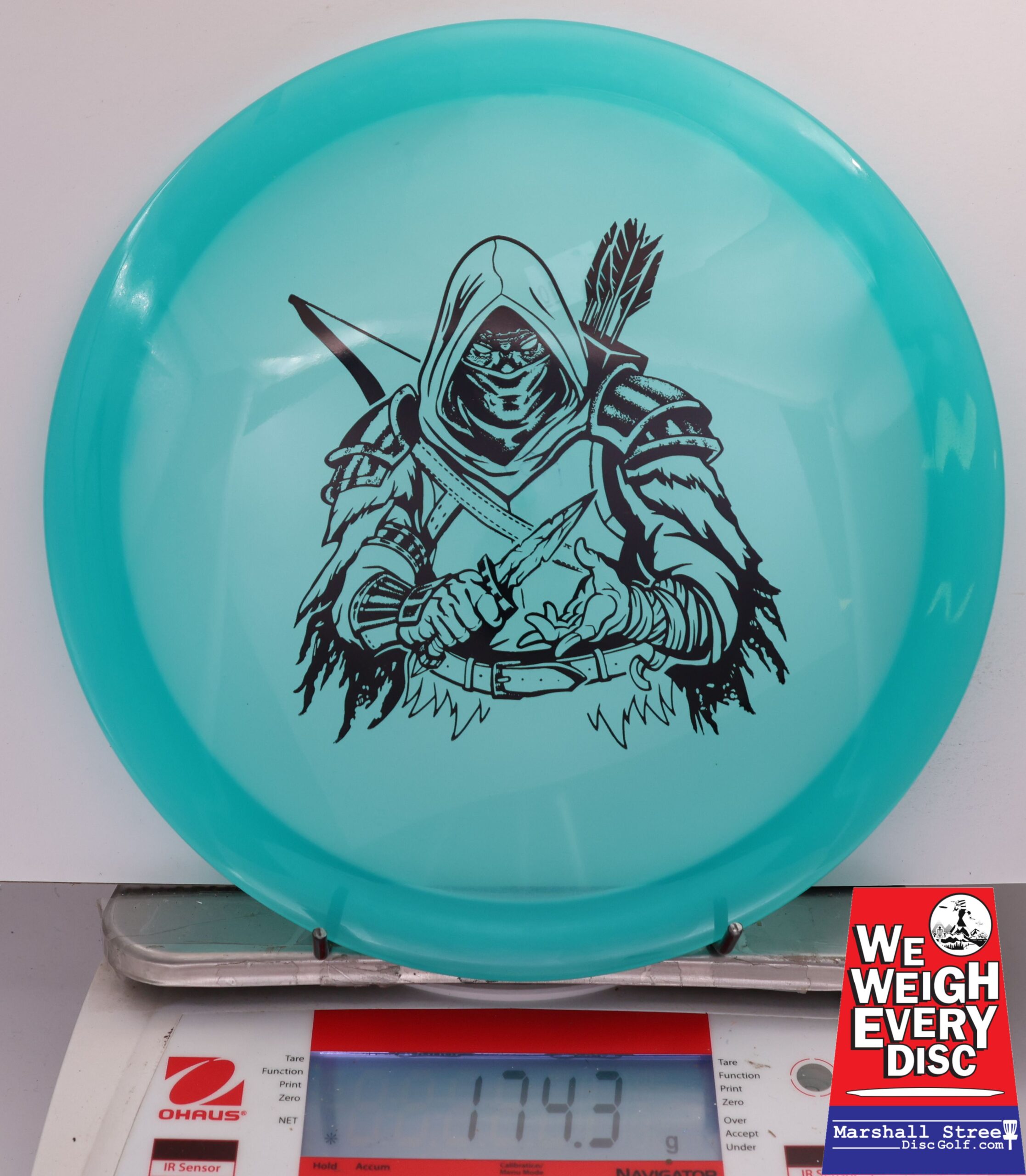 487871 Classic Color Glow Champion Dark Rebel - Fairway Disc (FD) - #10 BlueGlow, 174