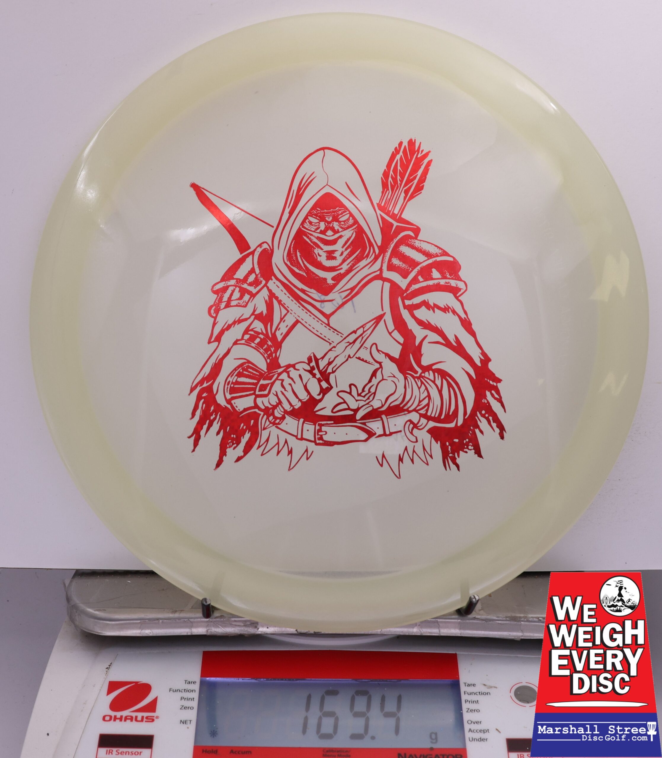 487893 Classic Color Glow Champion Dark Rebel - Fairway Disc (FD) - #16 WhiteGlow, 169