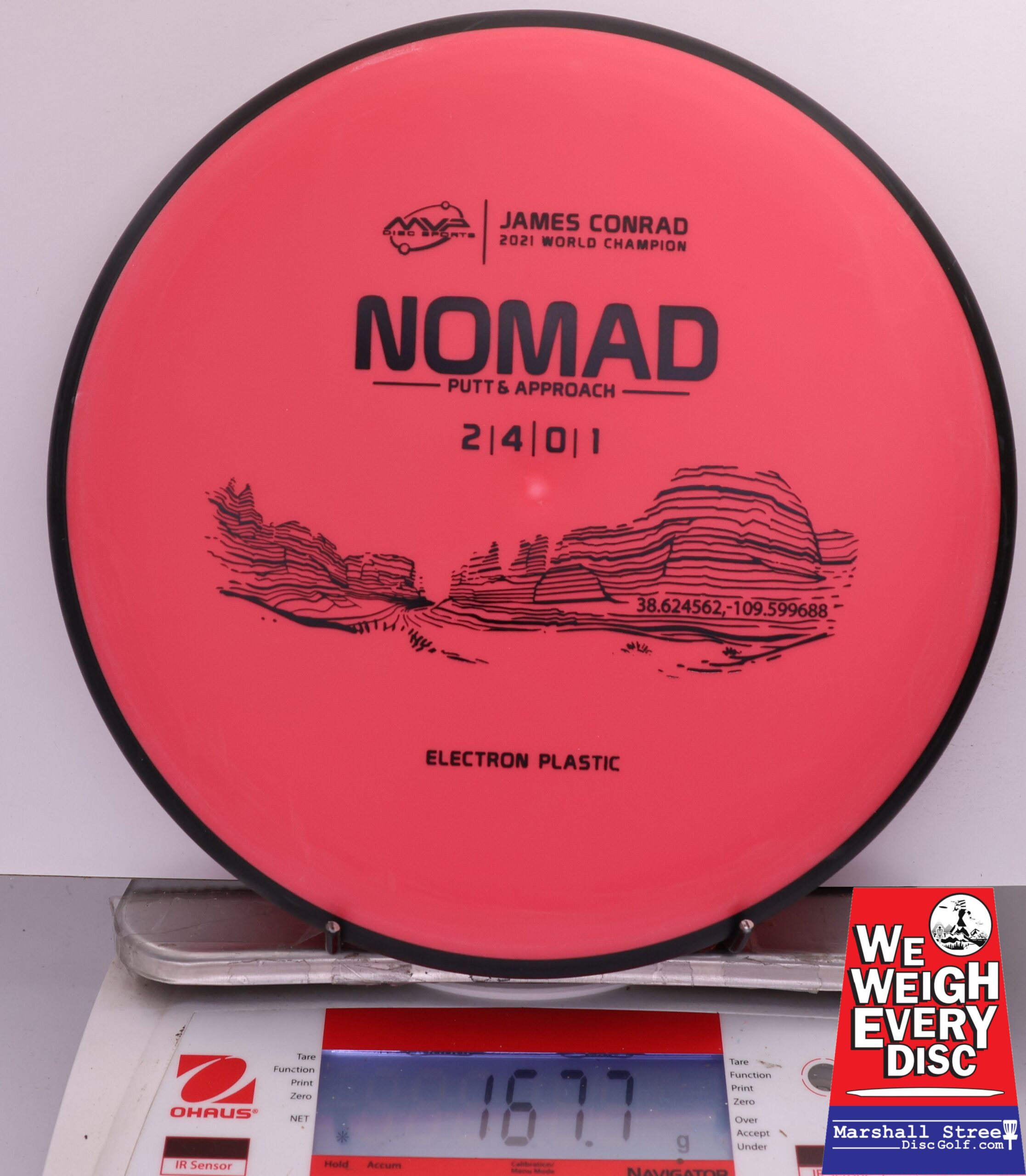 488011 Electron Nomad, James Conrad - #17 Red, 168