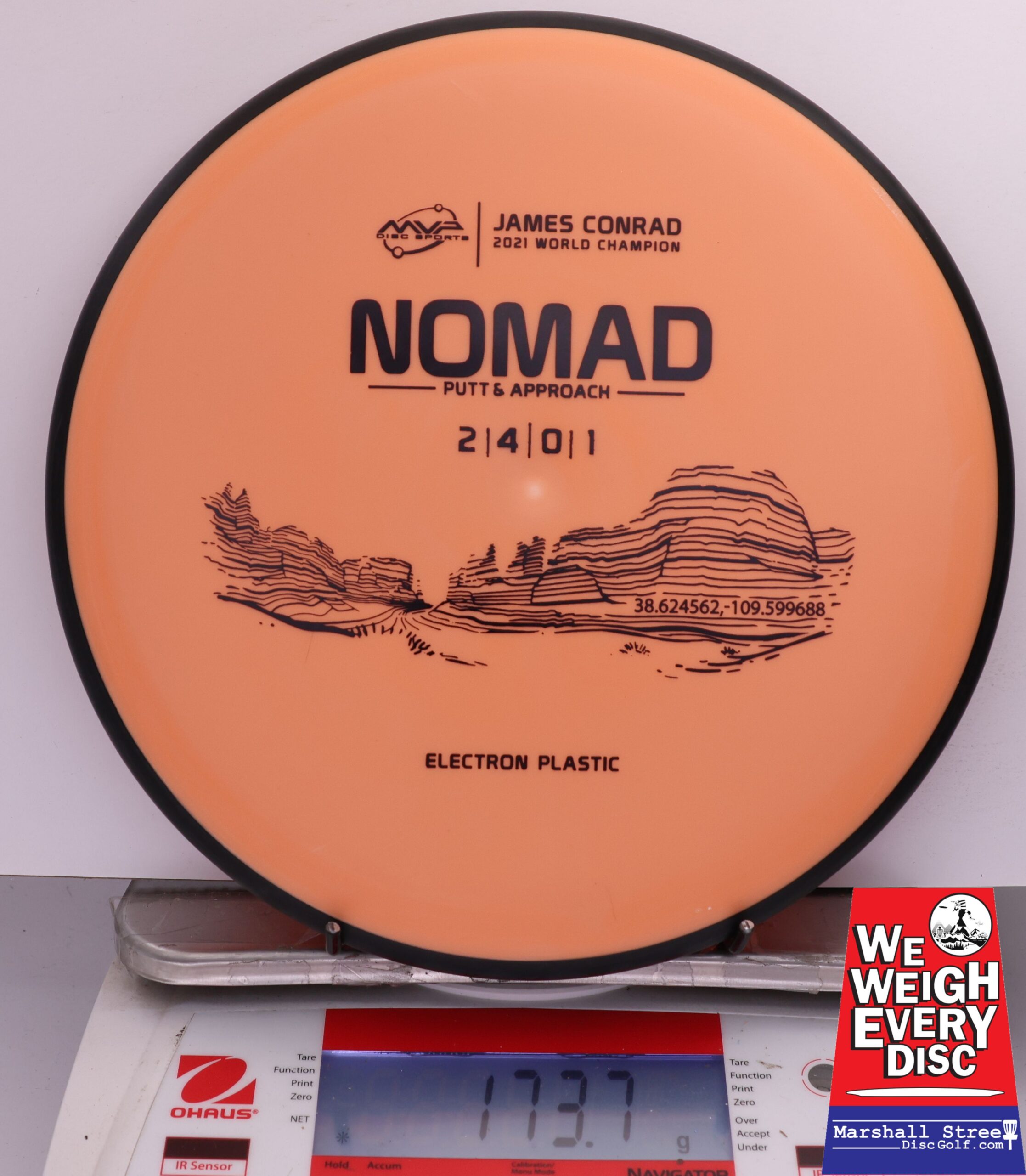488022 Electron Nomad, James Conrad - #19 Orange, 174