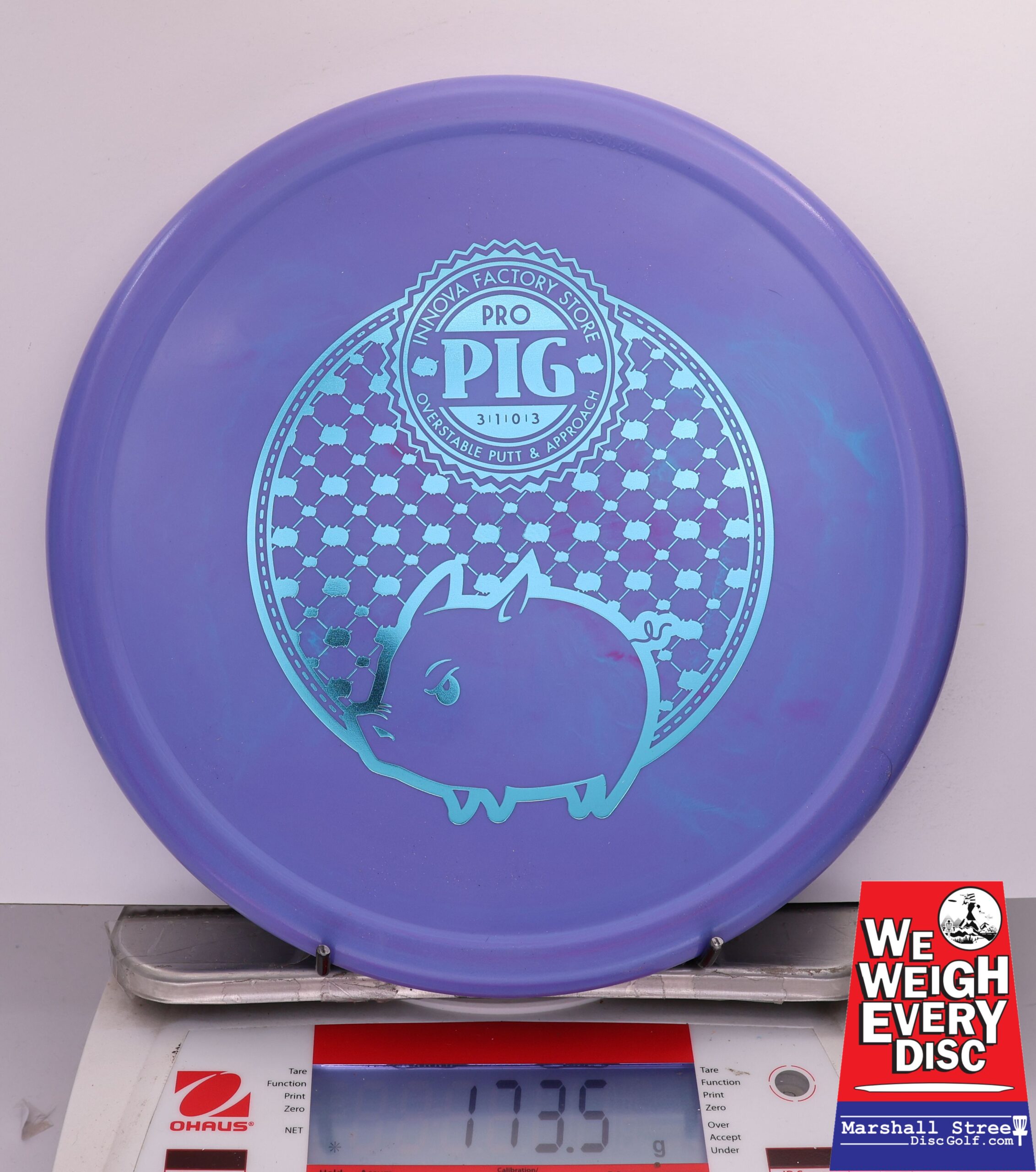 488900 Classic Glow Pro Pig, Stiff - #07 Purple, 174