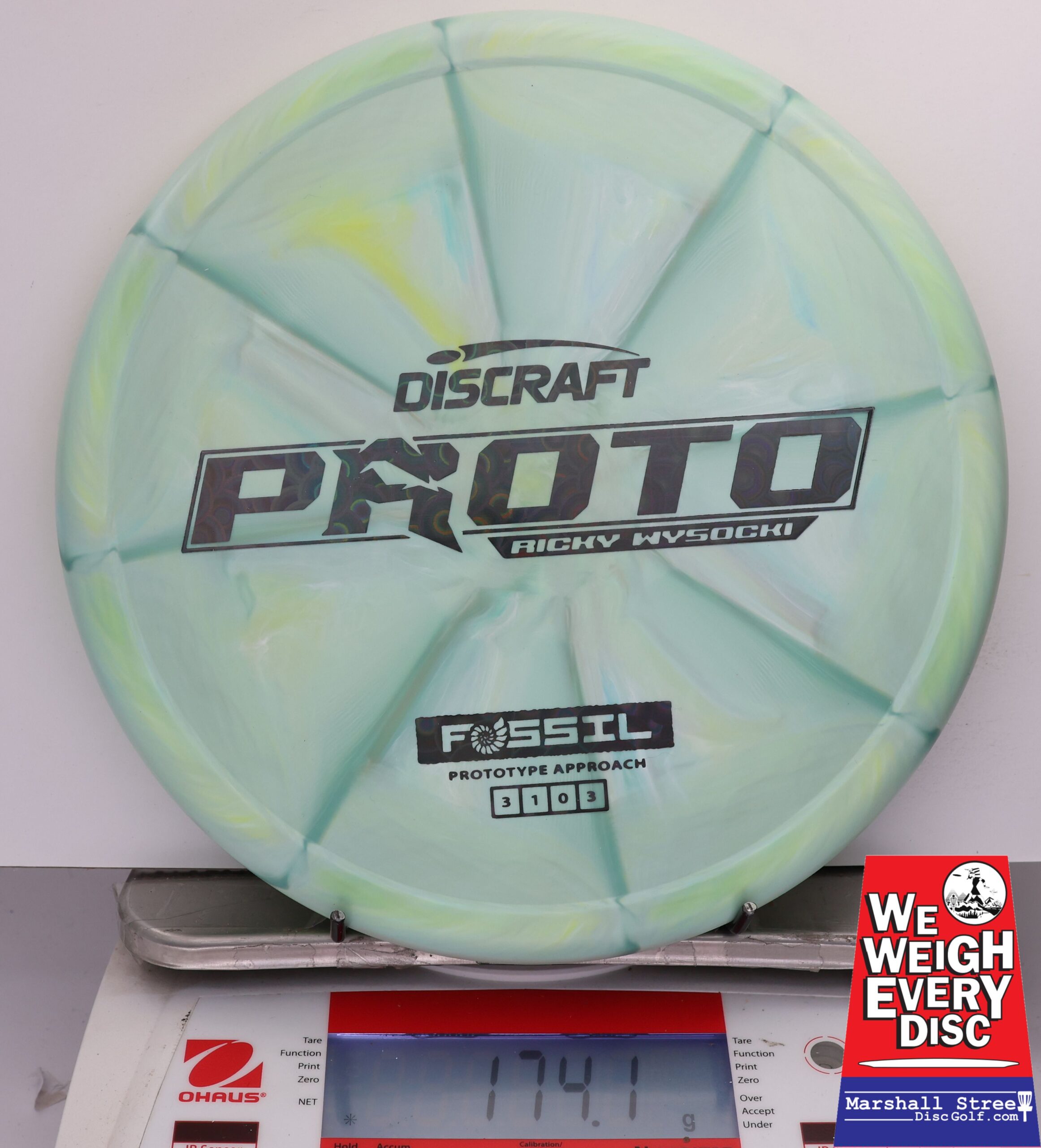 491795 Prototype Fossil, Ricky Wysocki - #55 LtGreen, 174