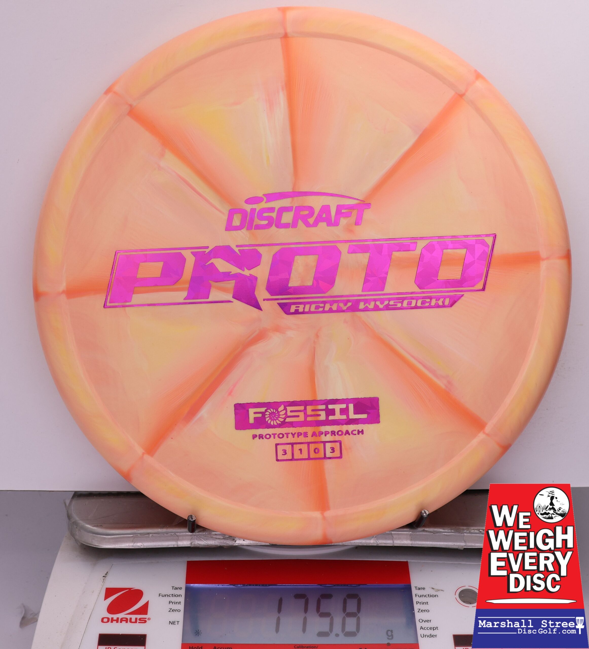 491948 Prototype Fossil, Ricky Wysocki - #62 Orange, 176