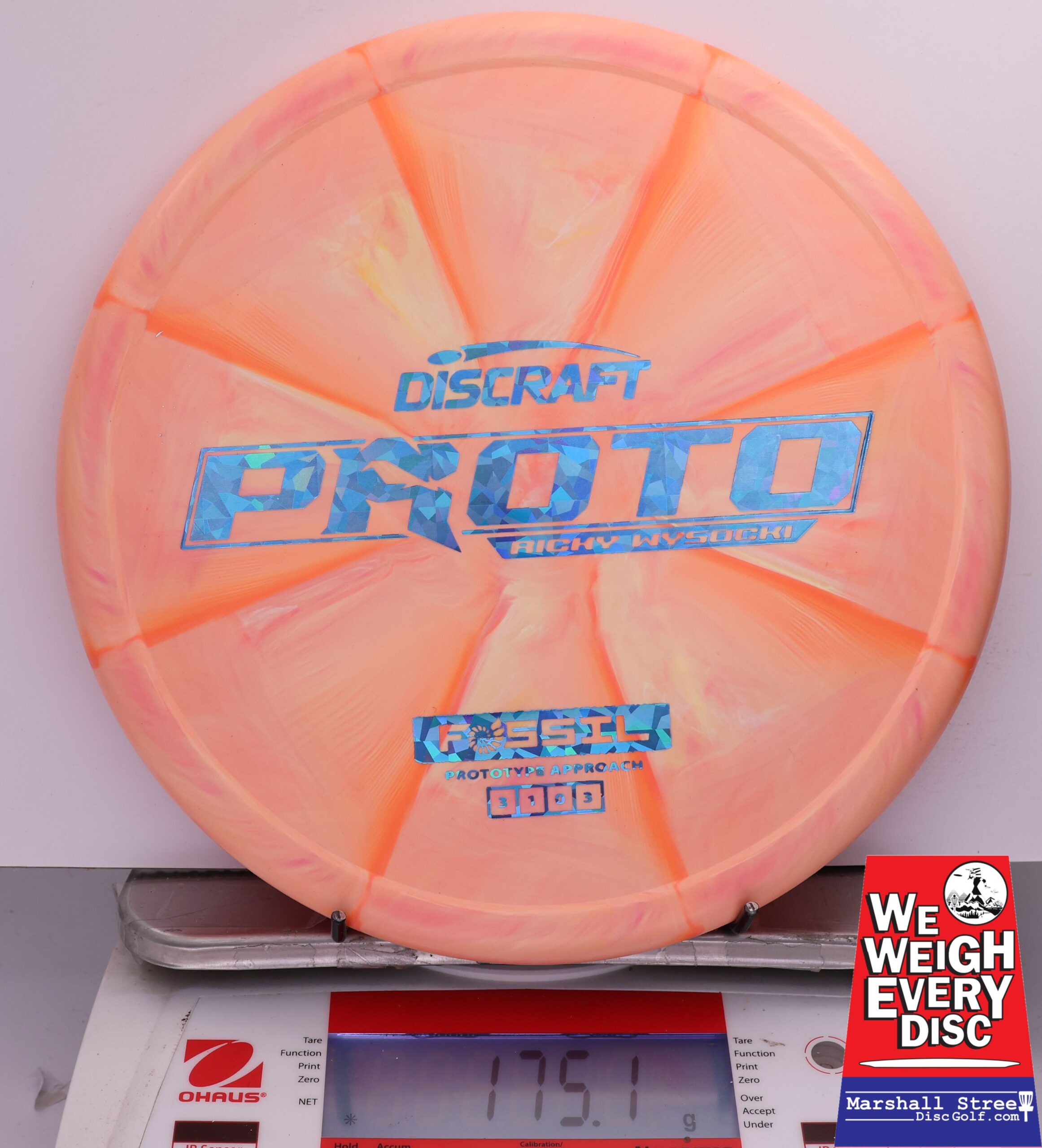 491949 Prototype Fossil, Ricky Wysocki - #63 Orange, 175