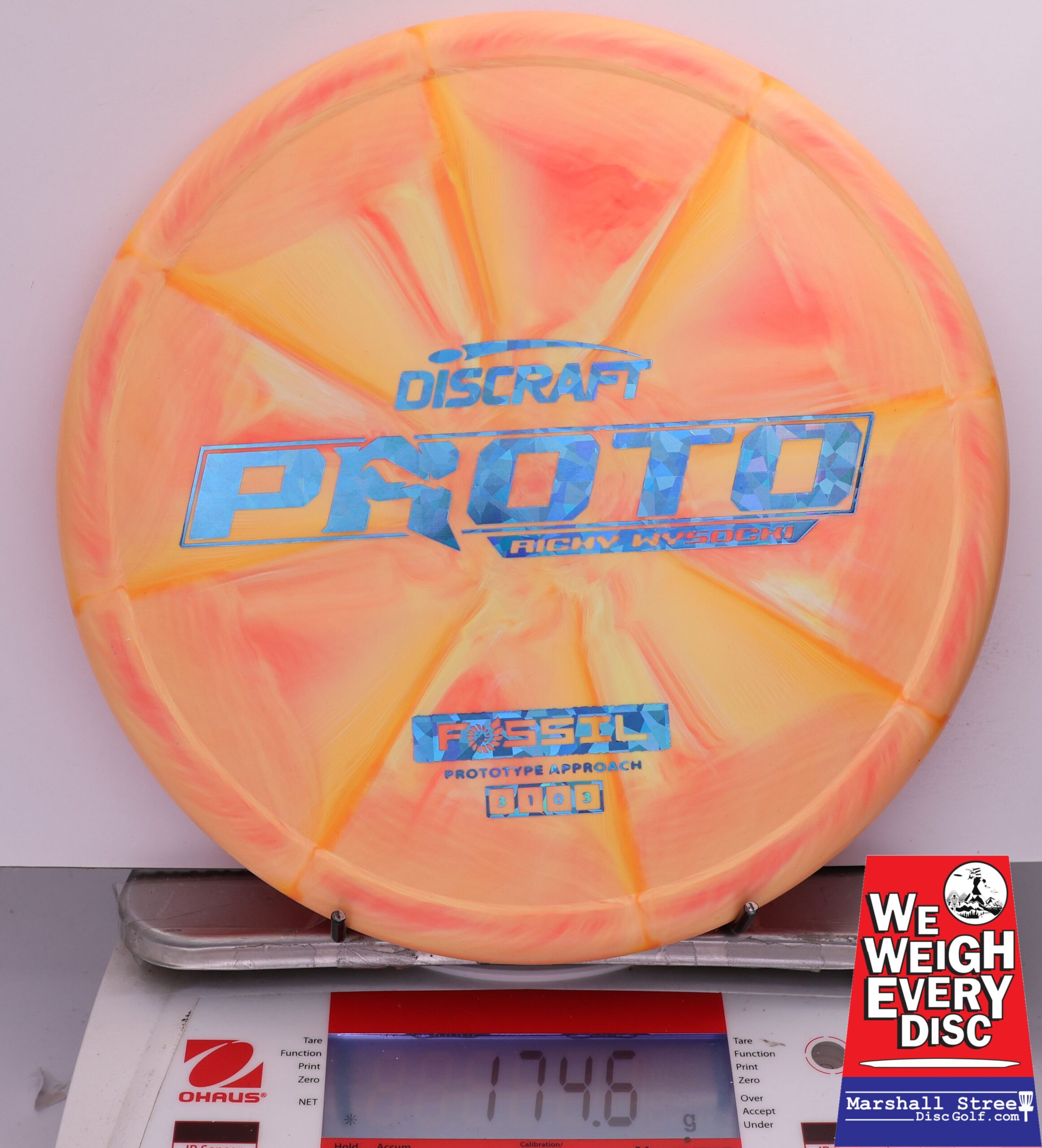 491950 Prototype Fossil, Ricky Wysocki - #64 Orange, 175