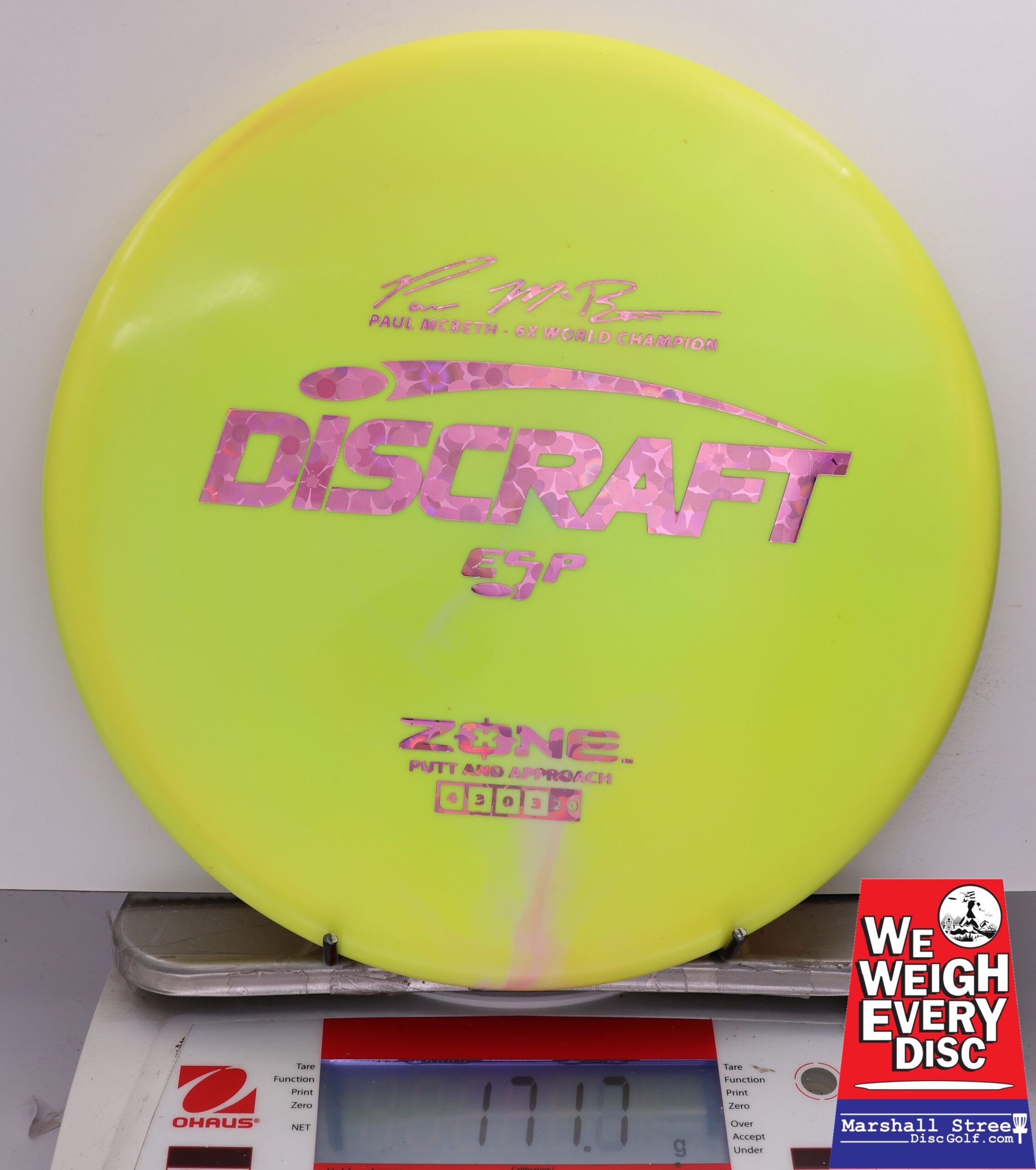 493170 ESP Zone, Paul McBeth 6X - #752 Grellow, 172