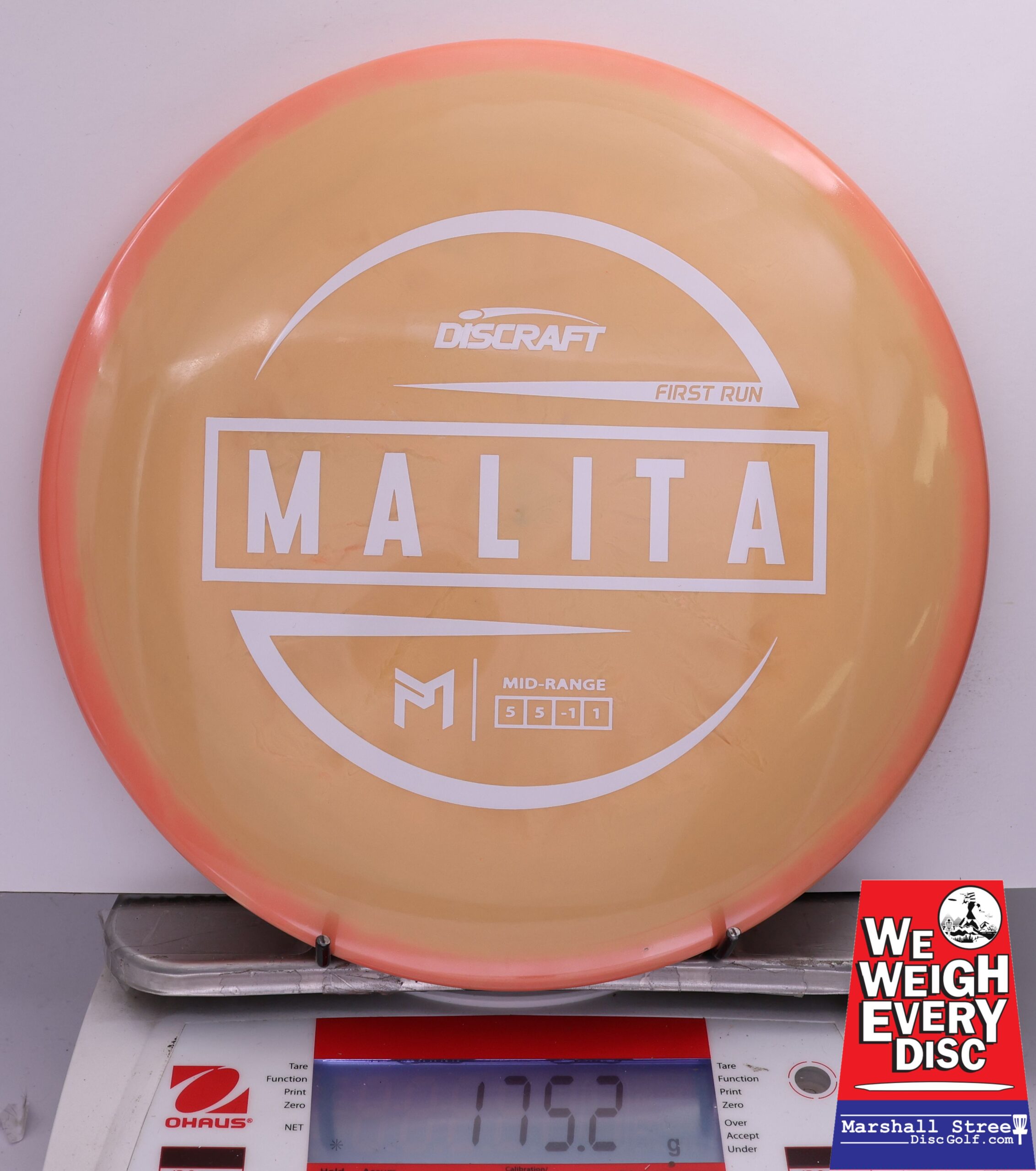 494612 ESP Malita, Paul McBeth 1st Run - #757 OrangeSand, 175