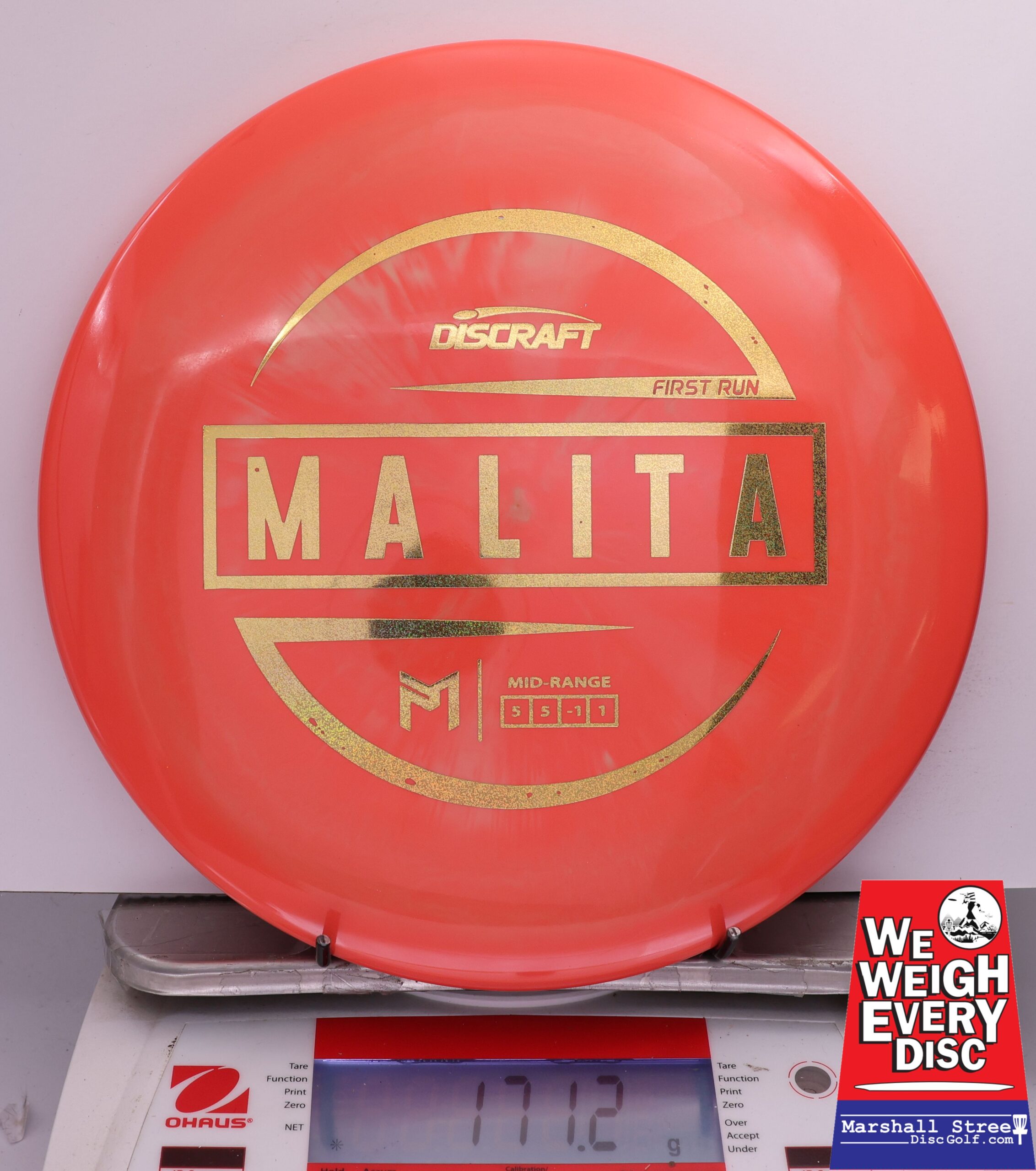 494631 ESP Malita, Paul McBeth 1st Run - #761 RedOrange, 171