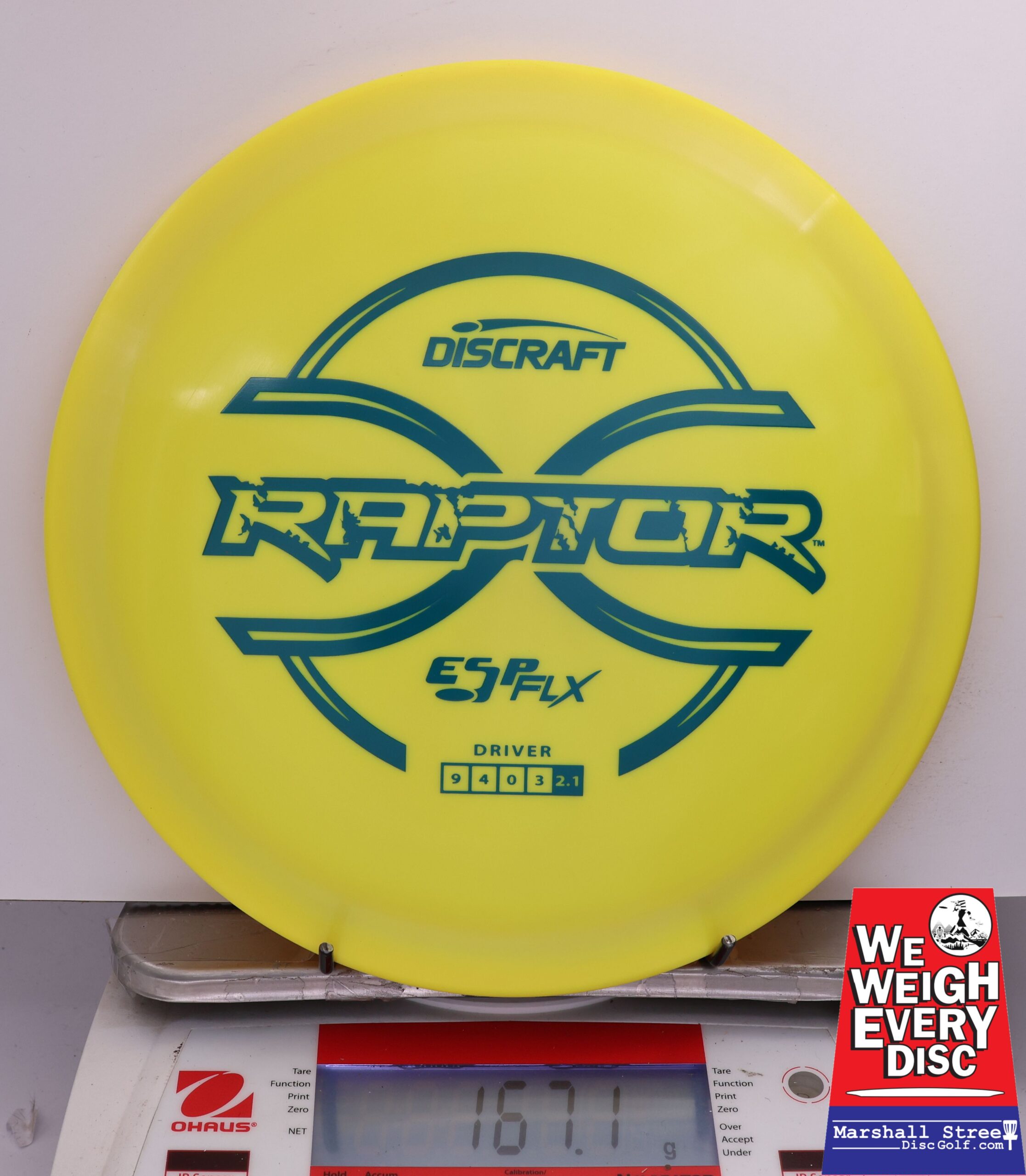 494868 ESP FLX Raptor - #748 Yellow, 167