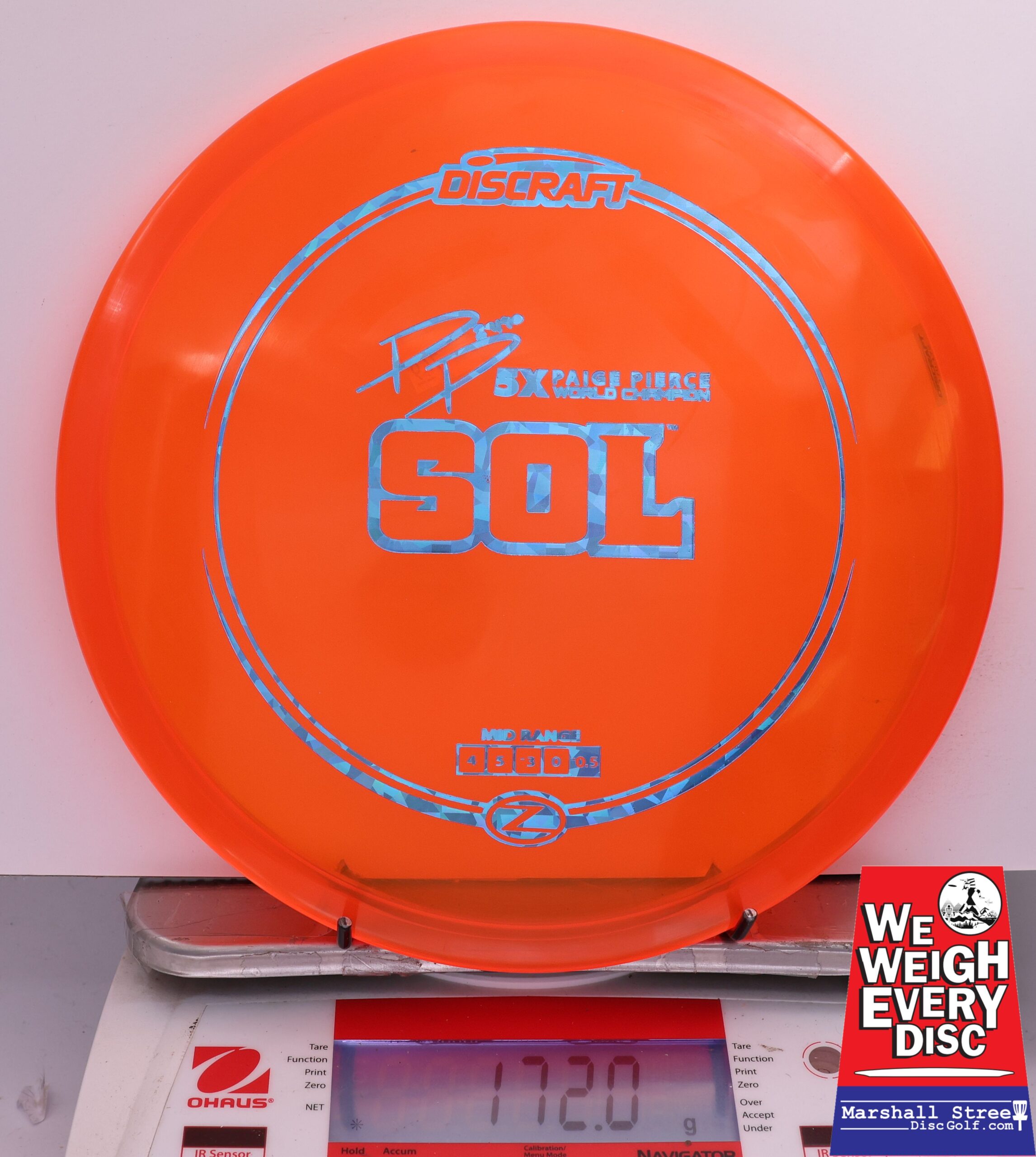 495144 Z Sol, Paige Pierce 5X - #749 Orange, 172