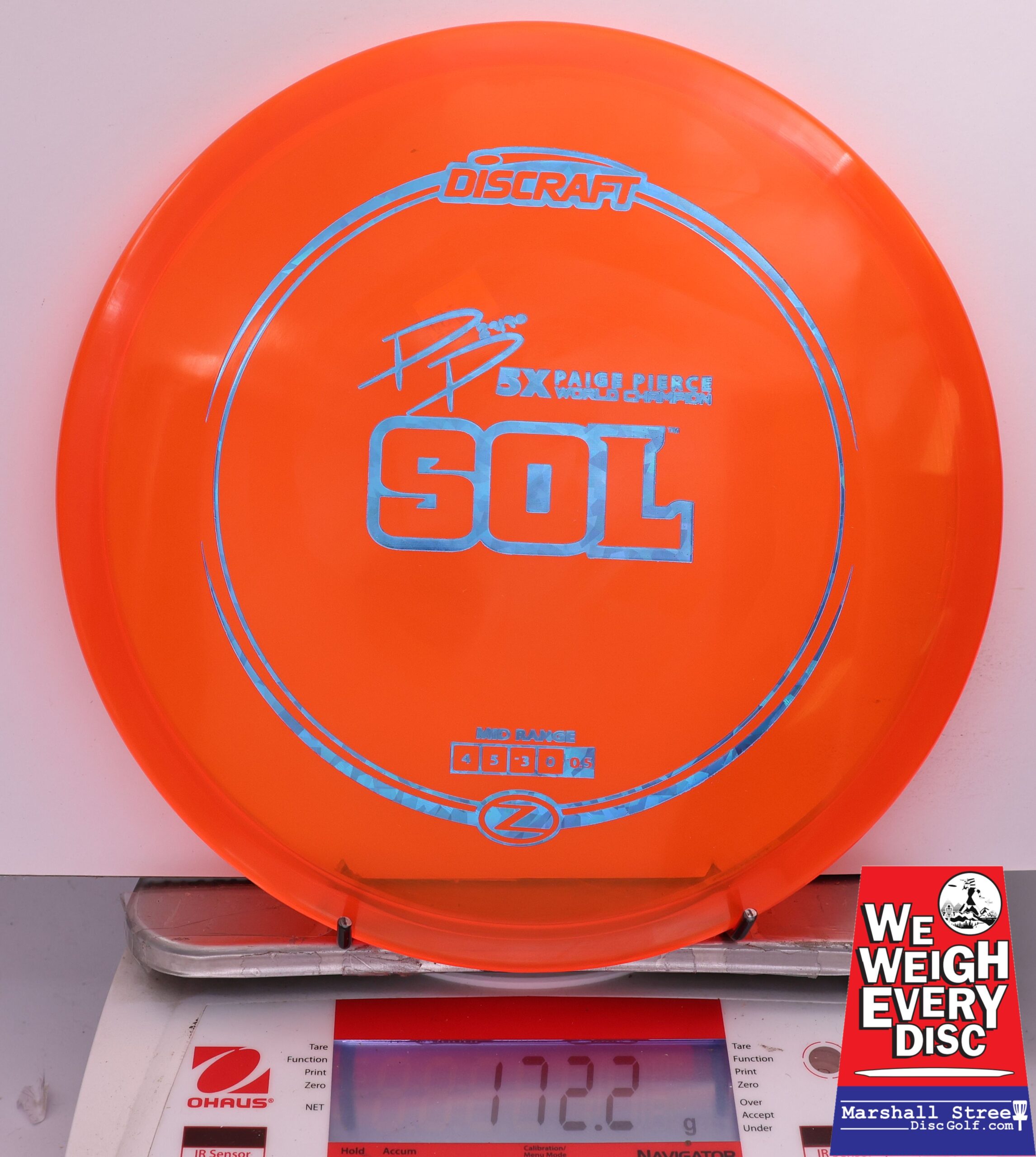 495145 Z Sol, Paige Pierce 5X - #750 Orange, 172