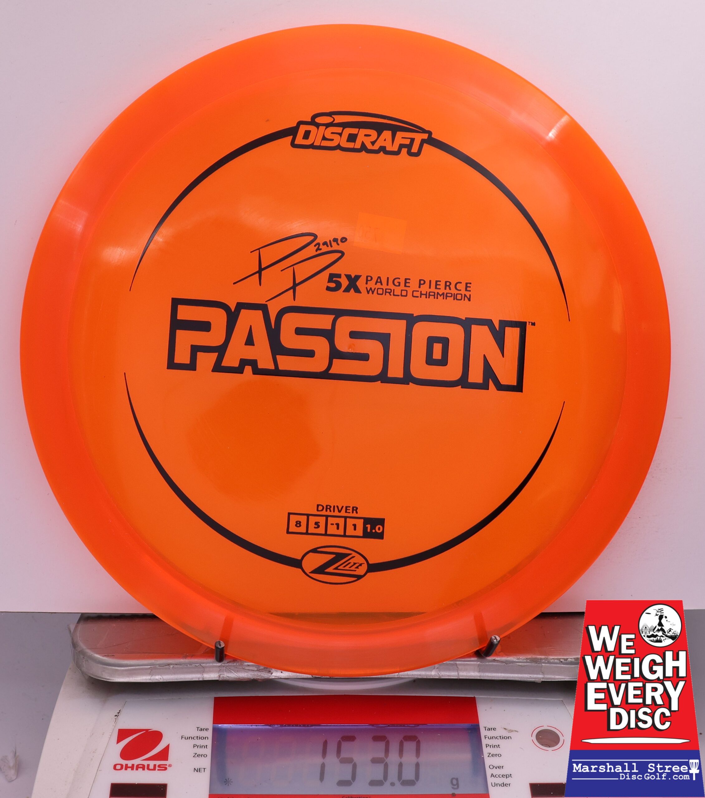 495175 Z Lite Passion, Paige Pierce 5x - #750 Orange, 153