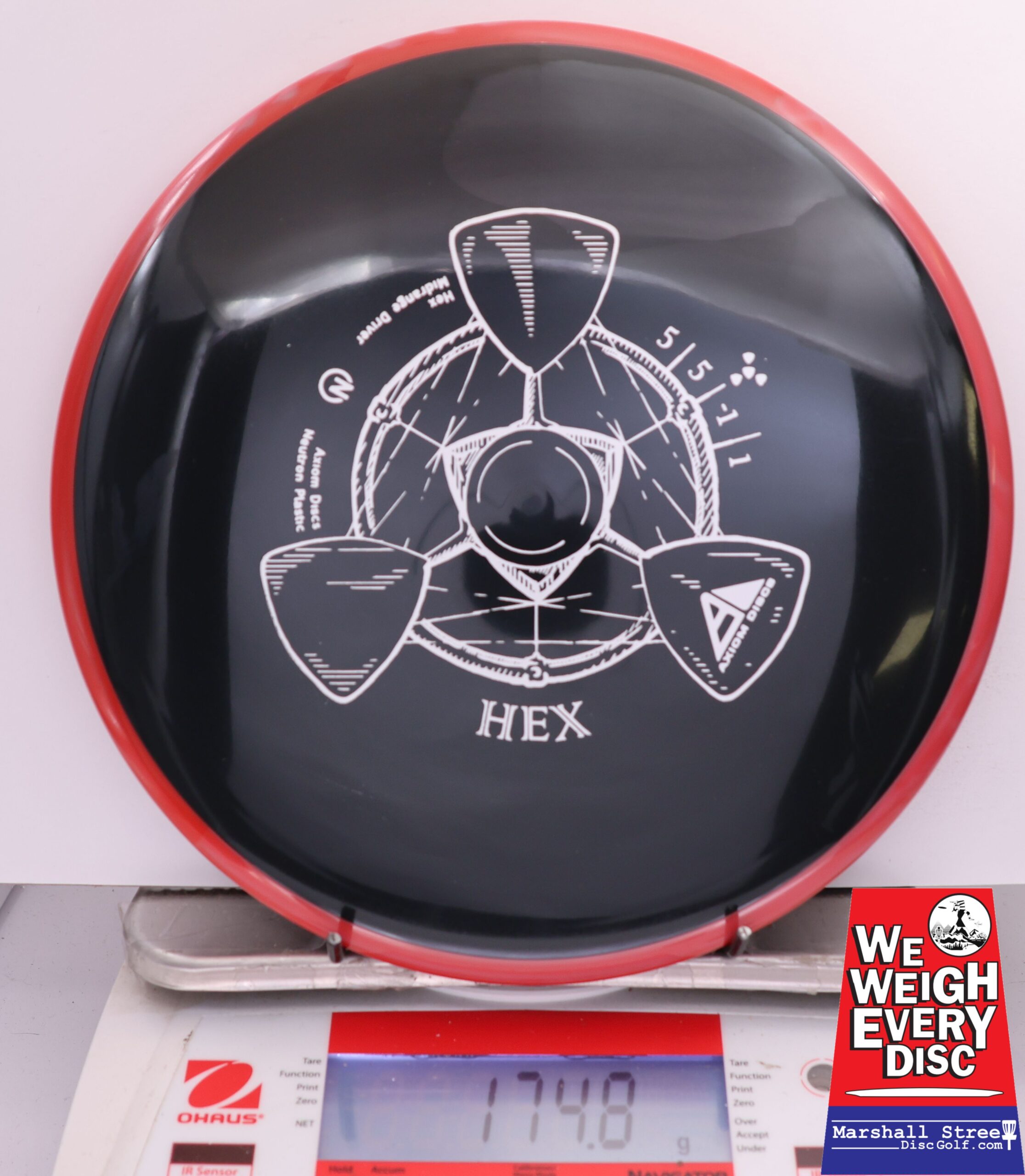 496738 Neutron Hex - #873 Red-Black, 175