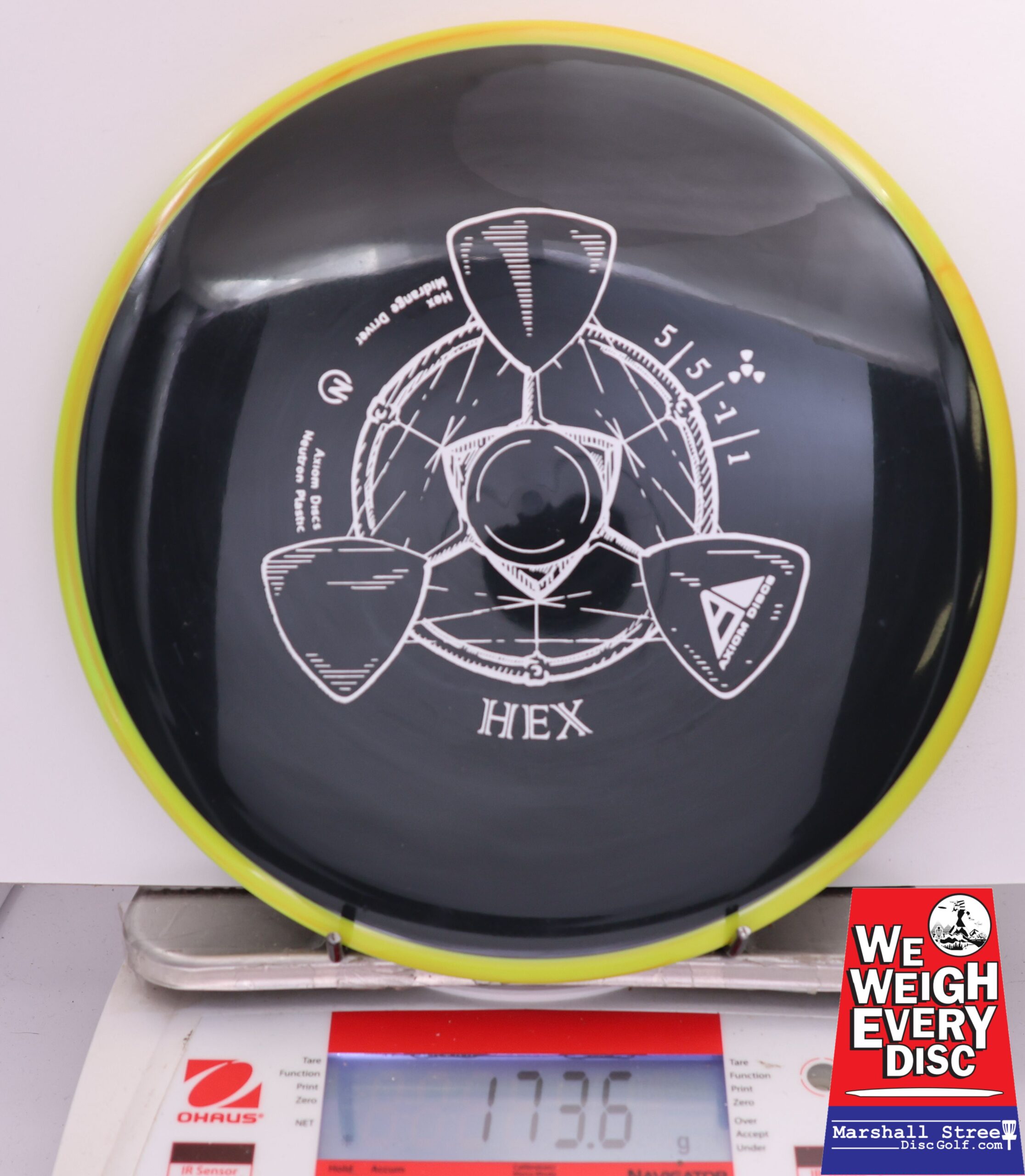 496740 Neutron Hex - #875 Yellow-Black, 174