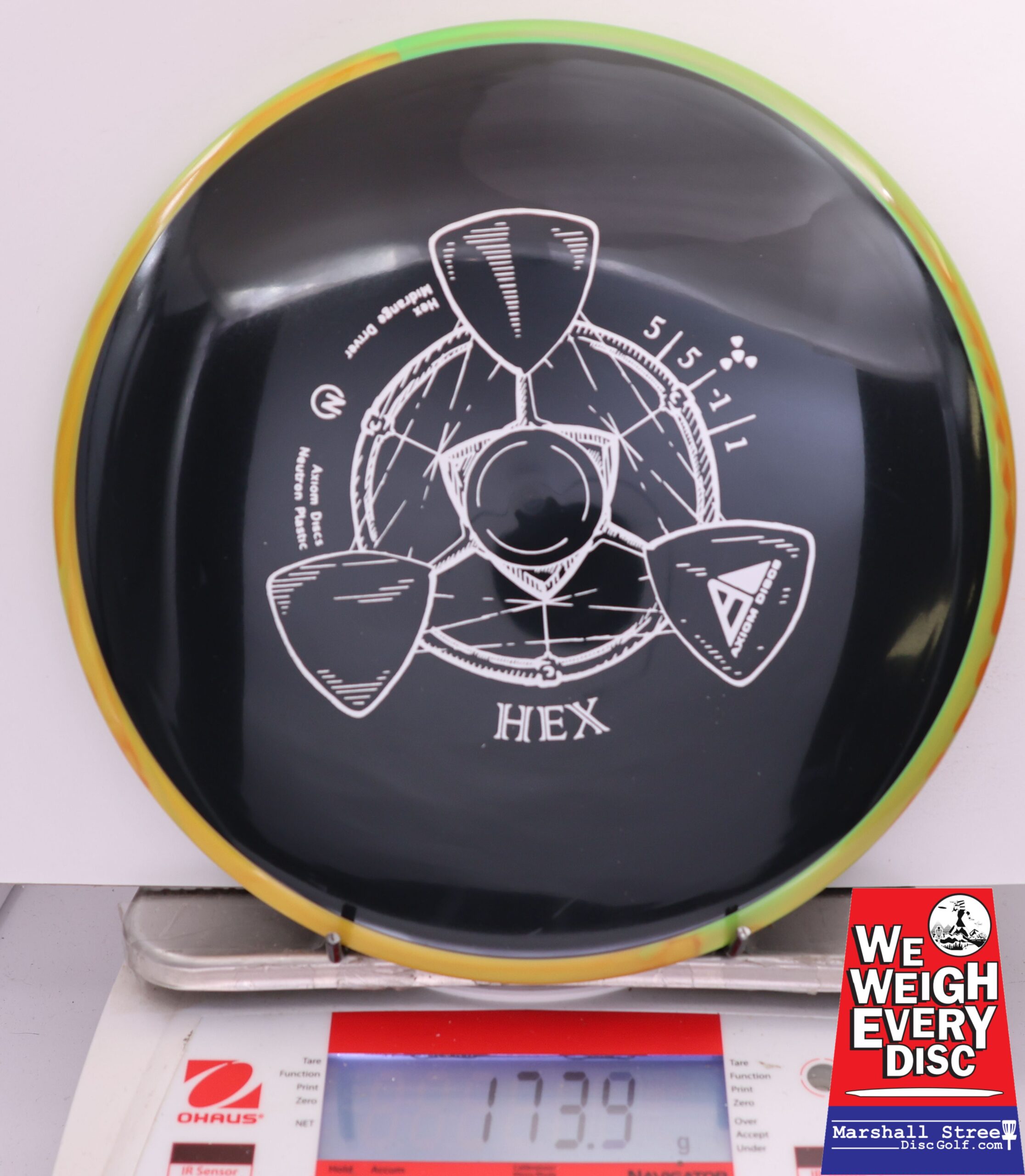 496766 Neutron Hex - #876 Yellow-Black, 174