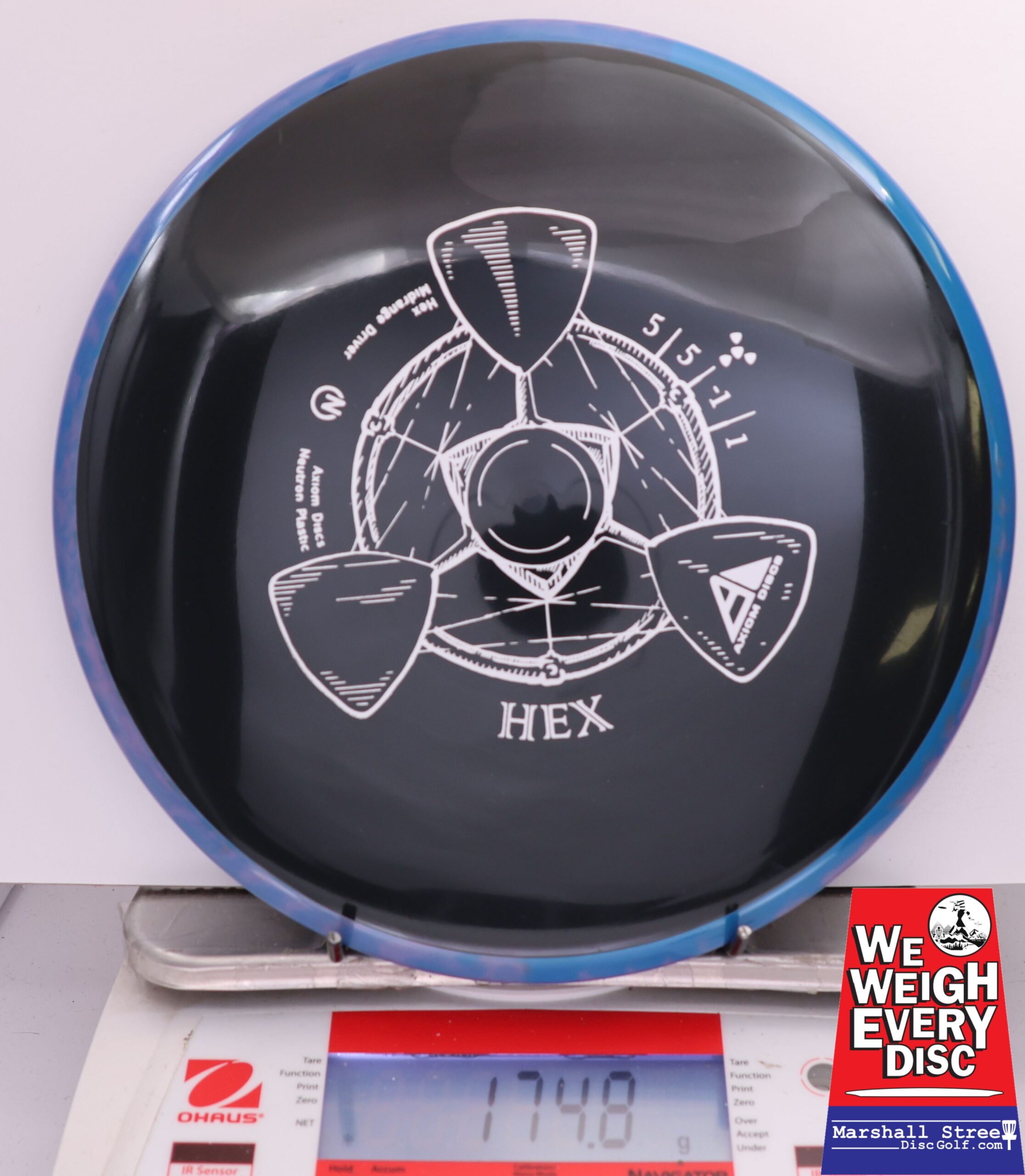 496767 Neutron Hex - #877 Blue-Black, 175