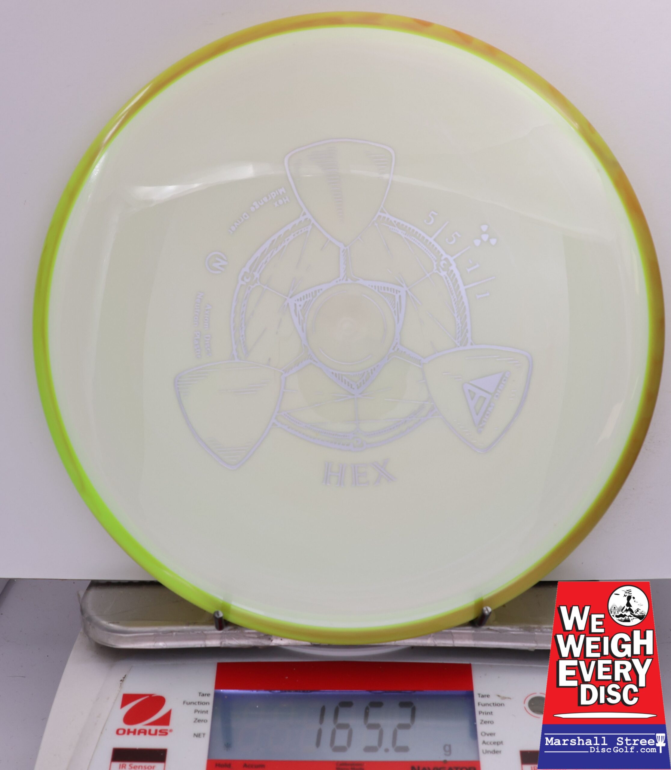 496769 Neutron Hex - #879 YellowOrange-White, 165