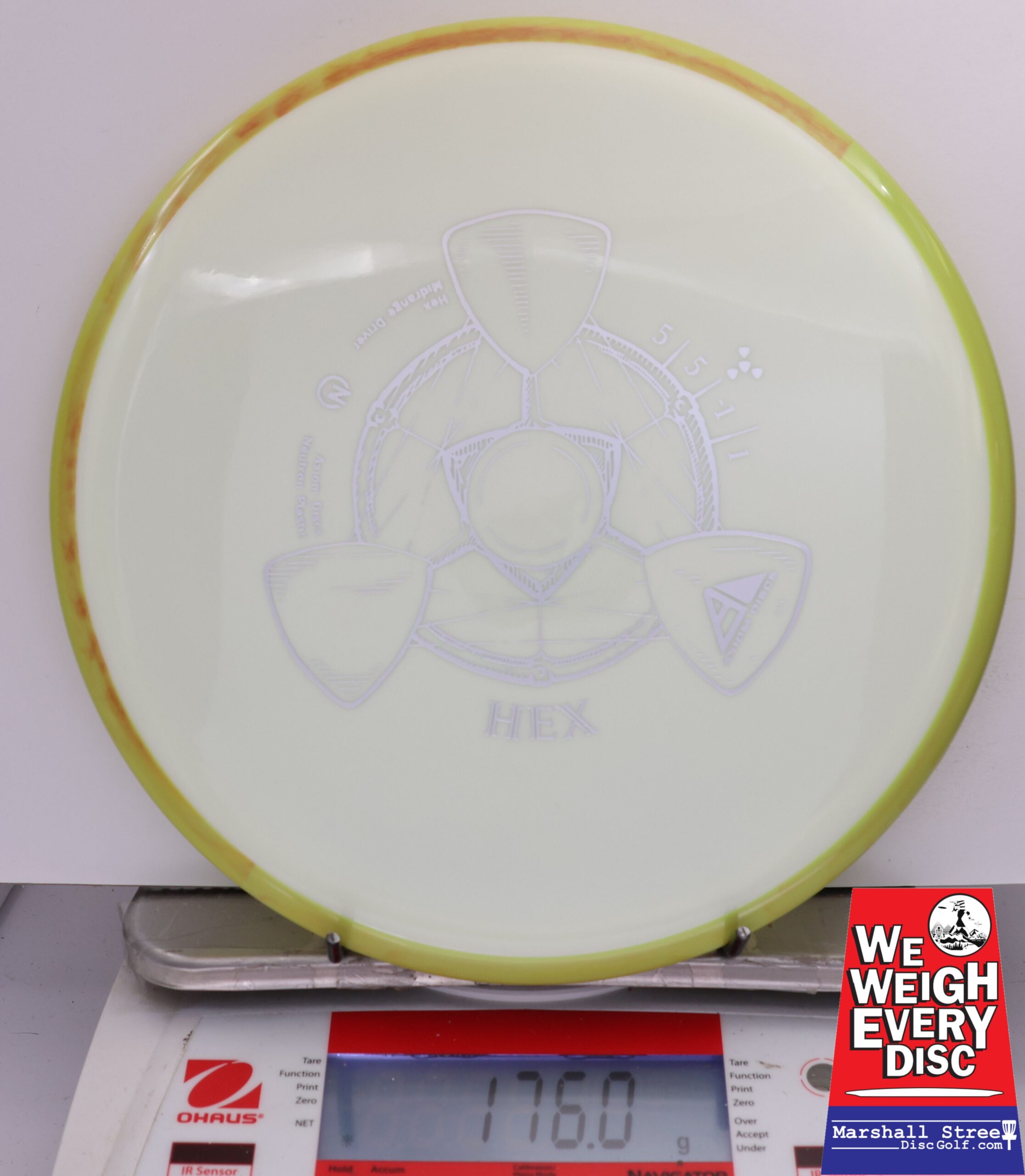 496770 Neutron Hex - #880 YellowOrange-White, 176