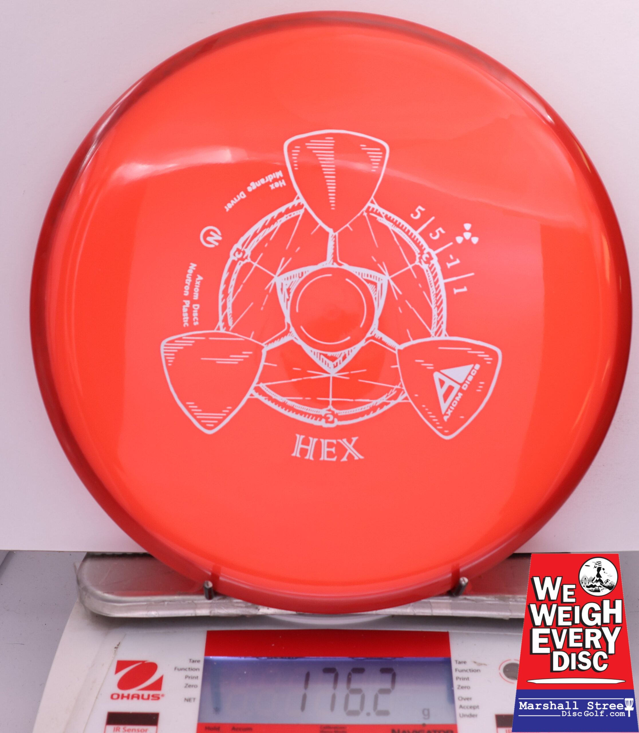 496826 Neutron Hex - #886 Red-Red, 176