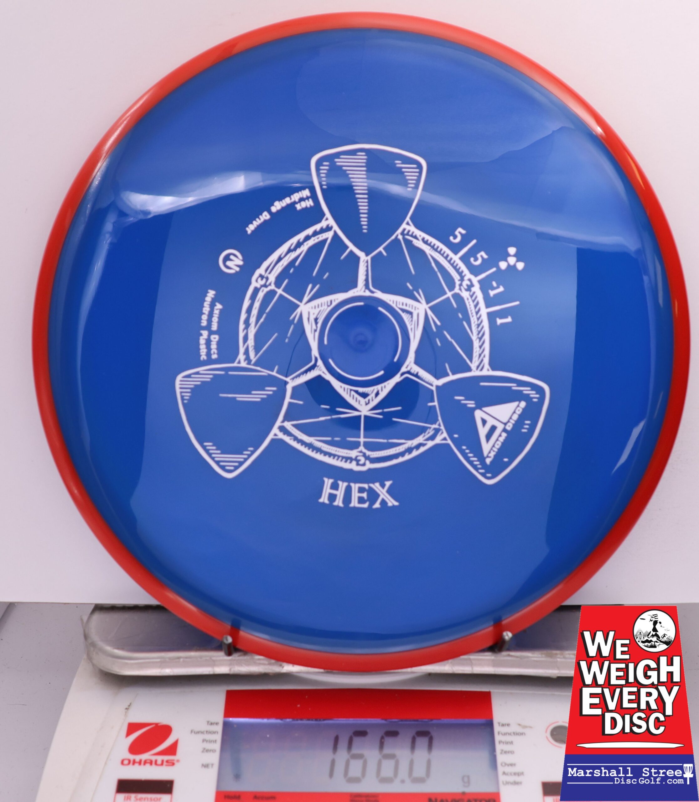 496827 Neutron Hex - #887 Red-Blue, 166